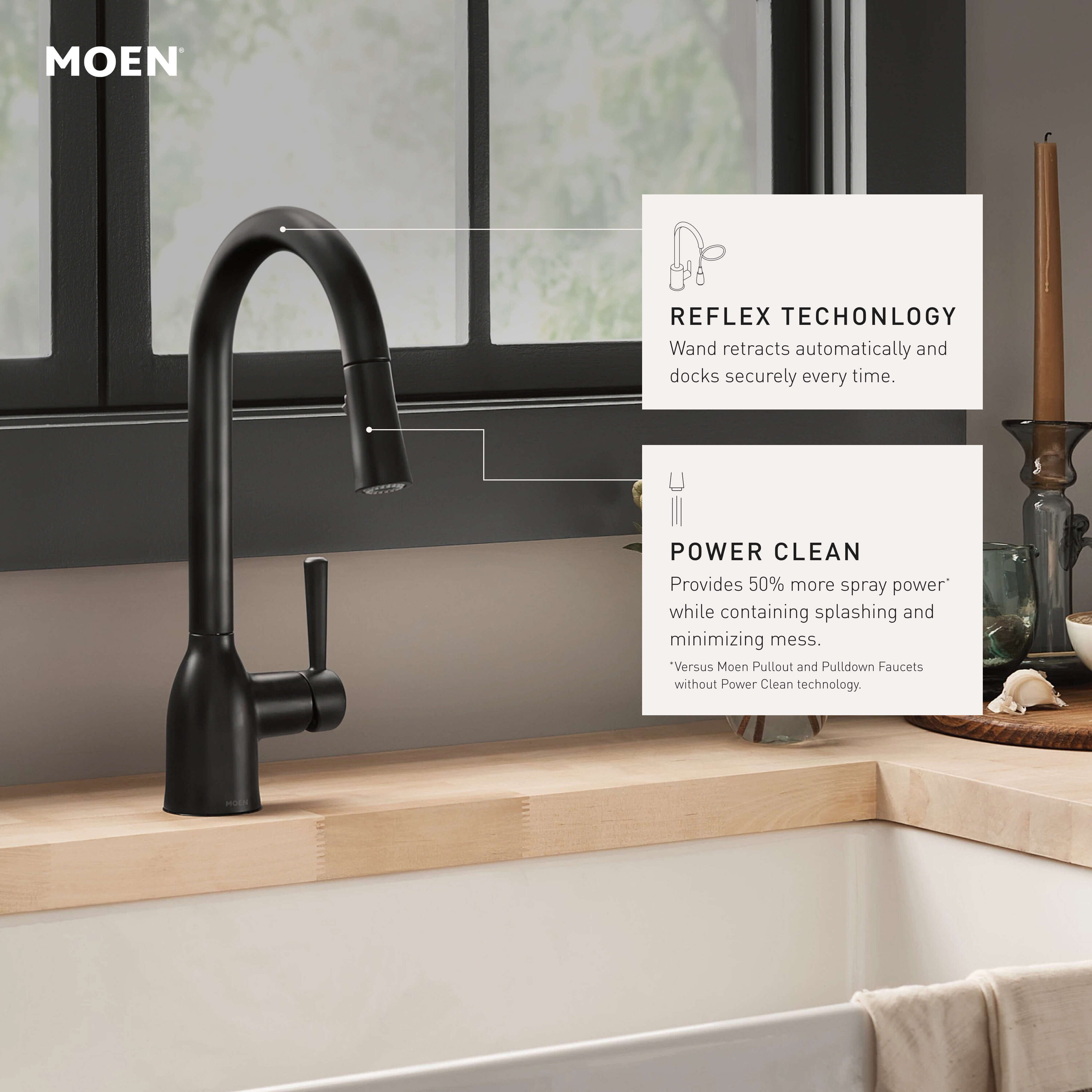 Moen 87233BL Kitchen-Faucets - View #4