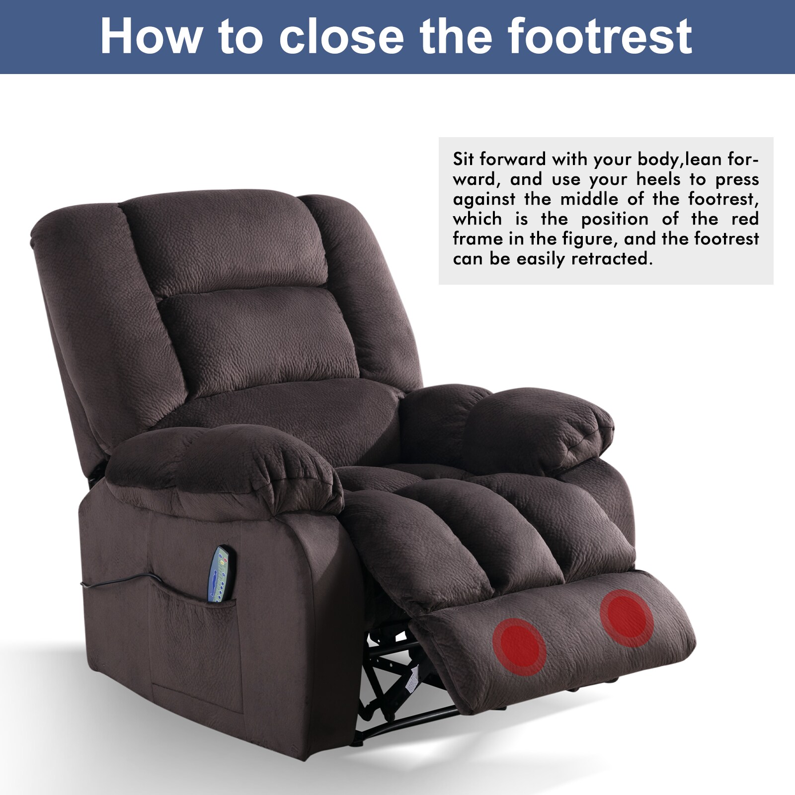 forward leaning massage chair