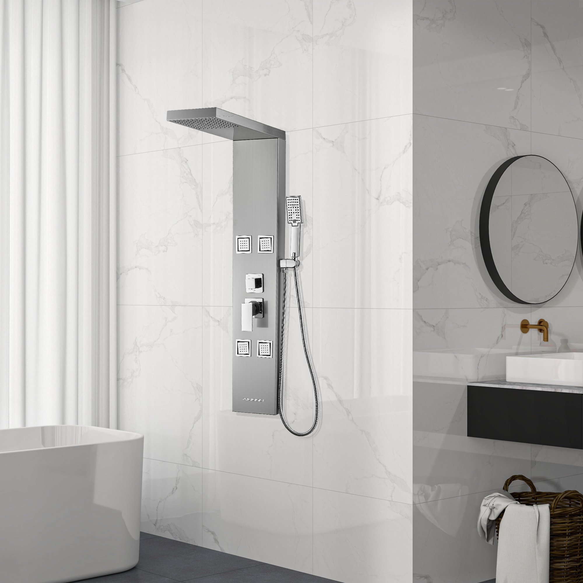 FURUISI LL4502307BN Showerhead-Bar-Panels - View #2