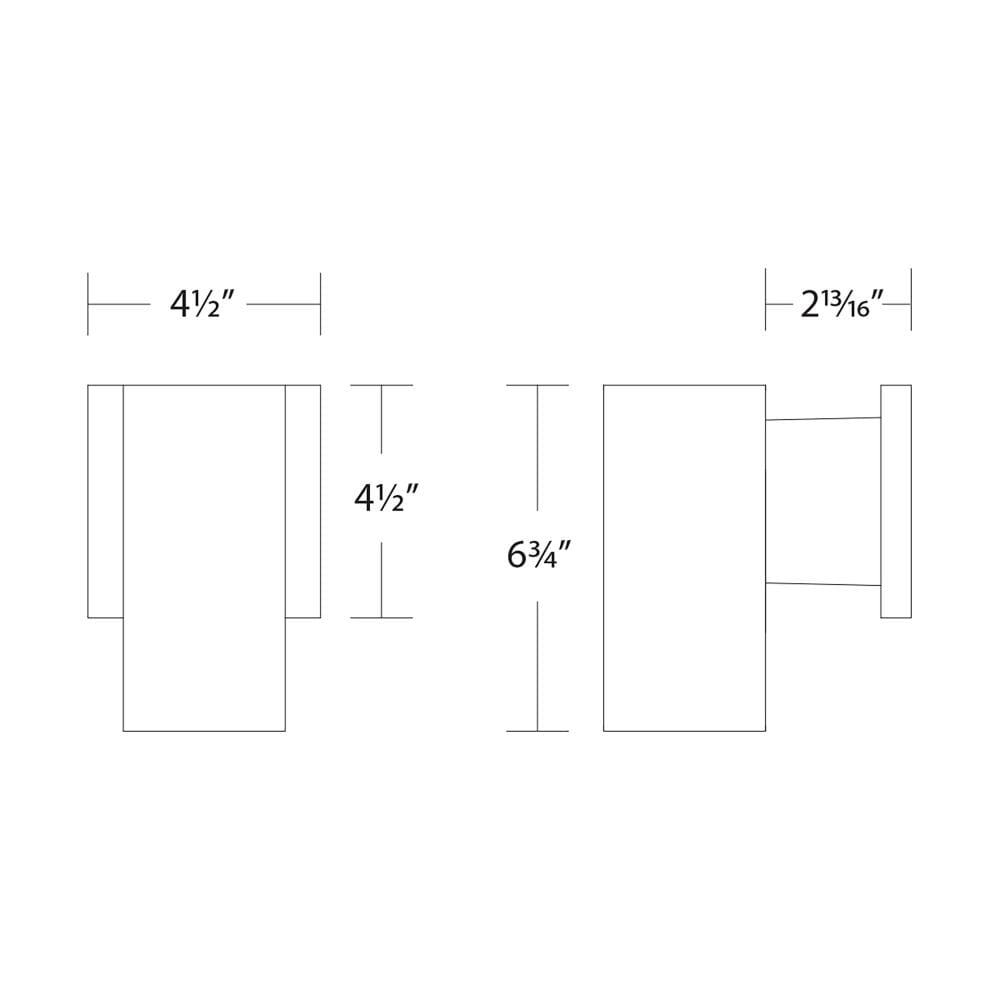 WAC Lighting WS-W190208-30-BZ Outdoor-Wall-Lighting - View #4