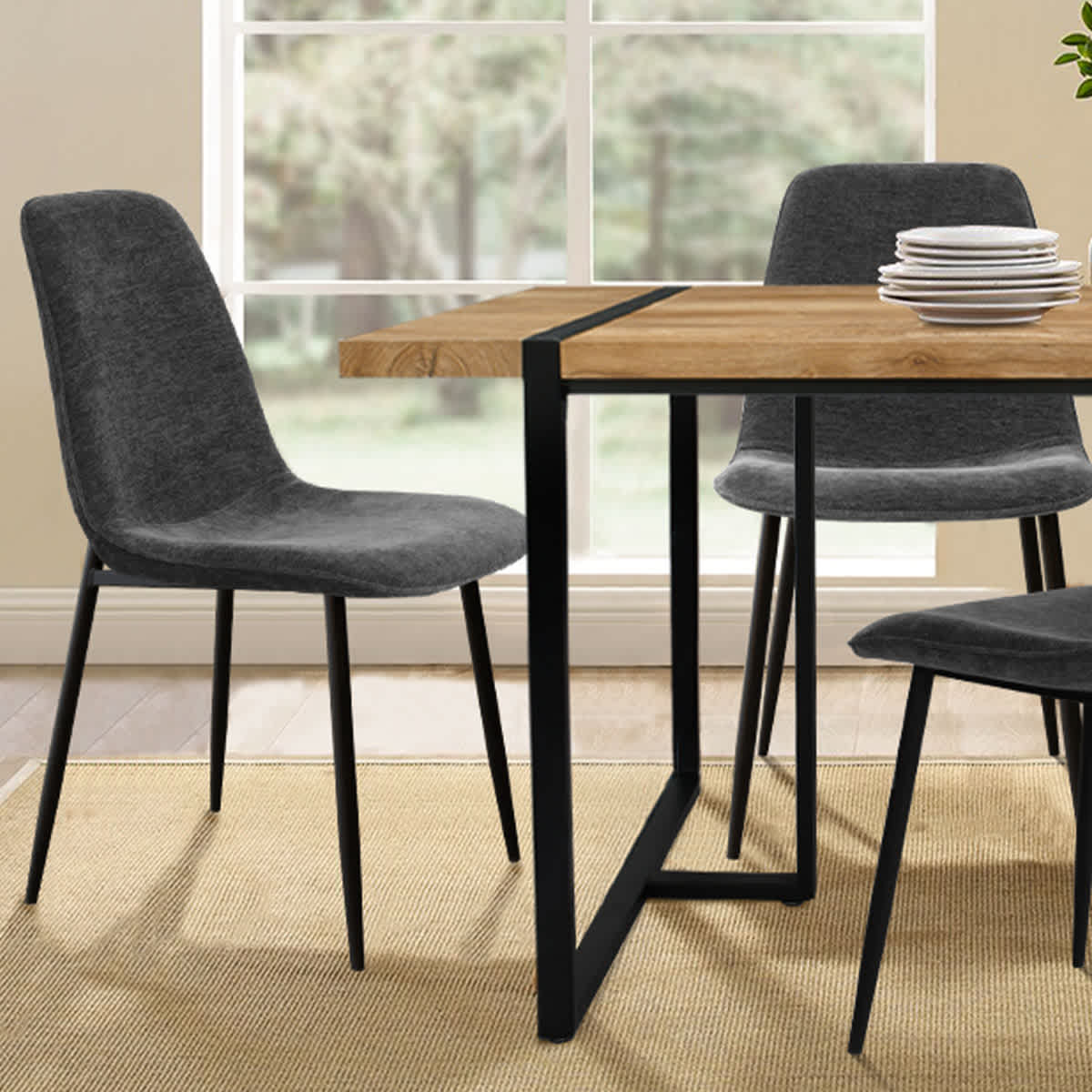 Maison Boucle CHARLS+OSLOBK-GRAY Dining-Sets - View #2