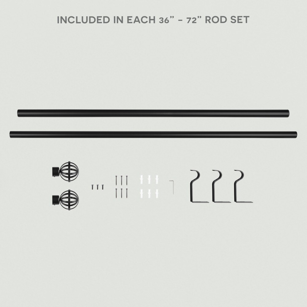 Exclusive Home ER1000-03 3672 Curtain-Rods - View #3