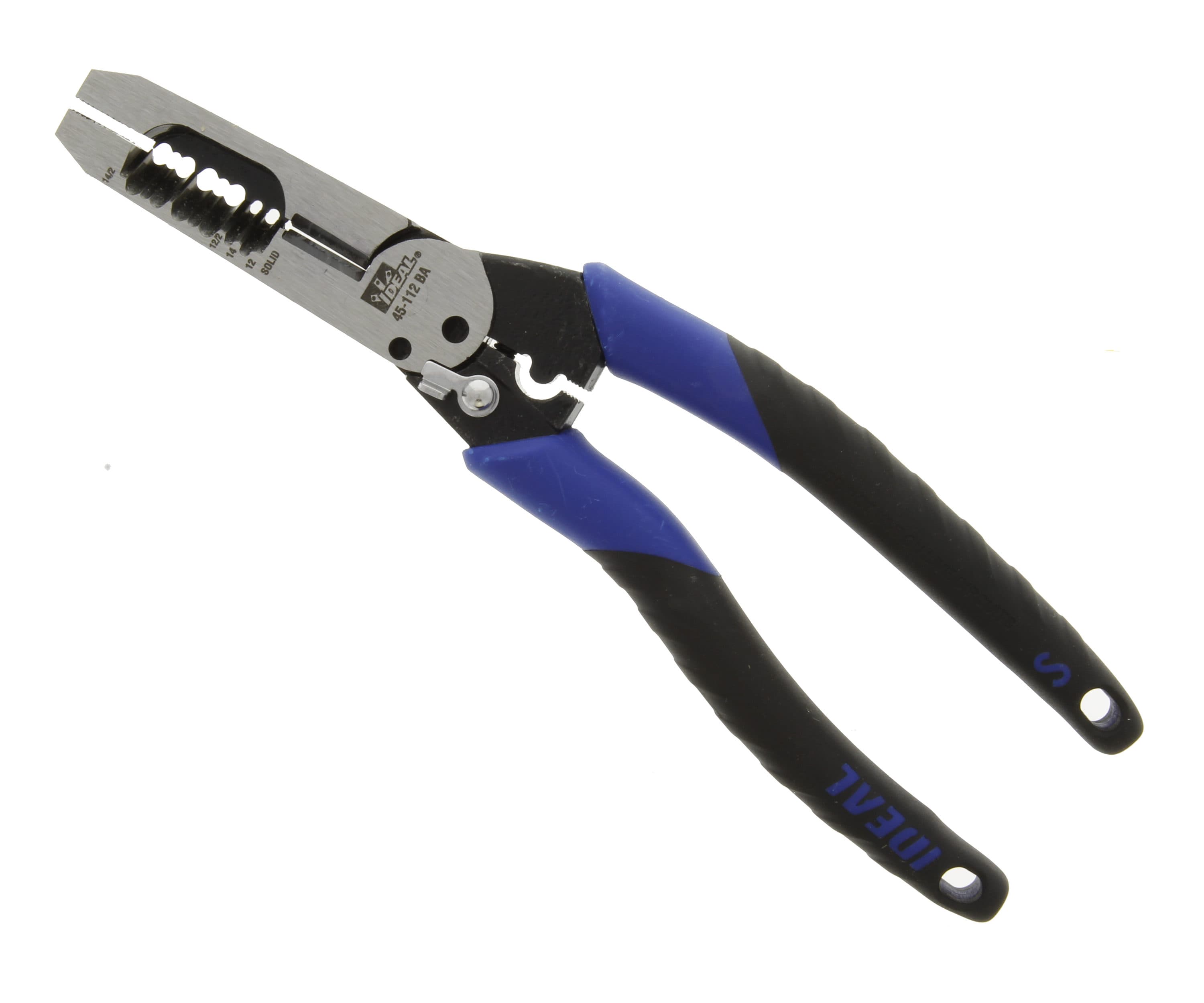 IDEAL Wire Stripper/Cutter/Crimper, 12-14 Awg Solid, 12-14 Awg