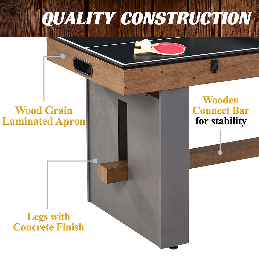 MD Sports Combo Game Table Freestanding Mdf 3-Game Table CB054Y24011 at ...