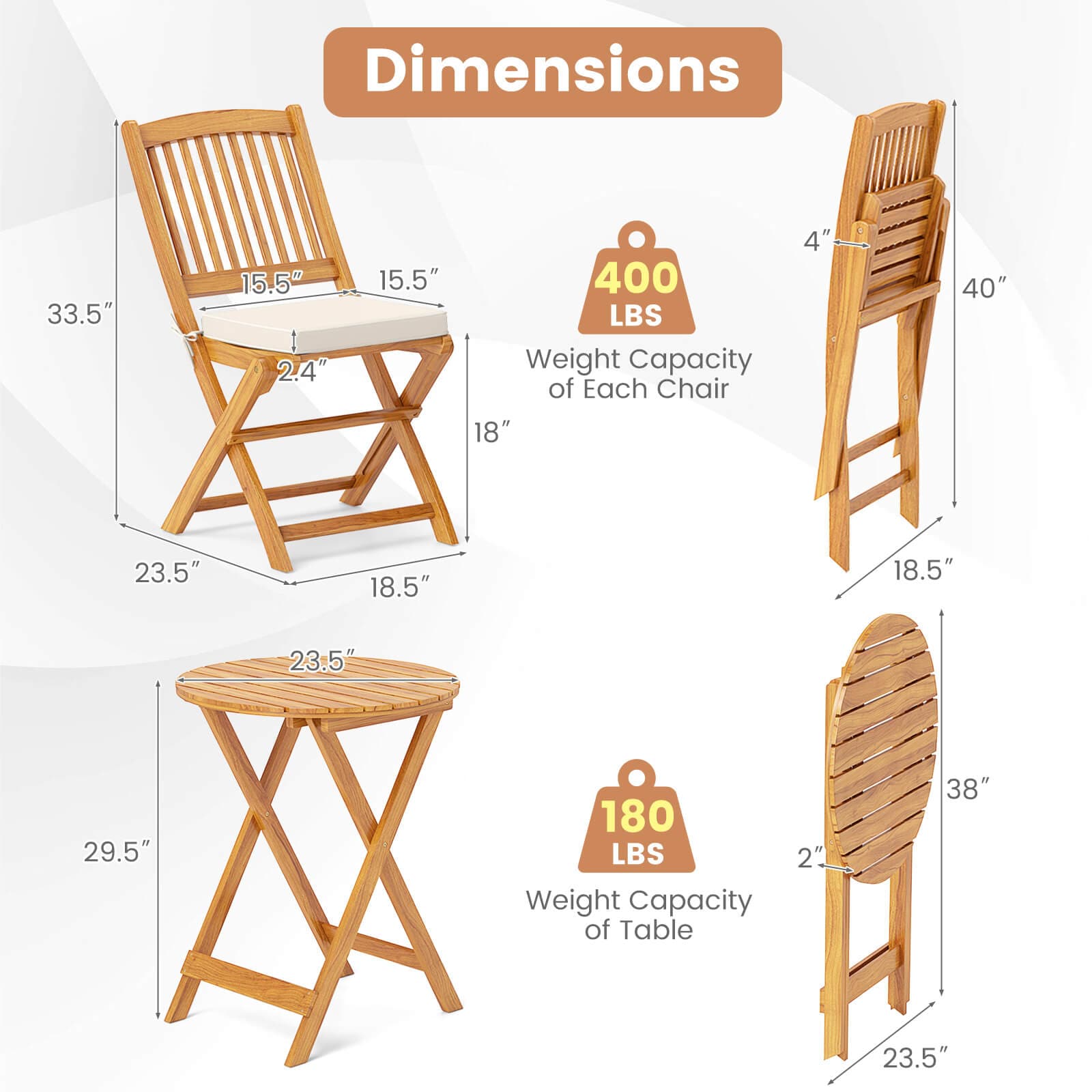 Costway HCST05335 Patio-Conversation-Sets - View #3