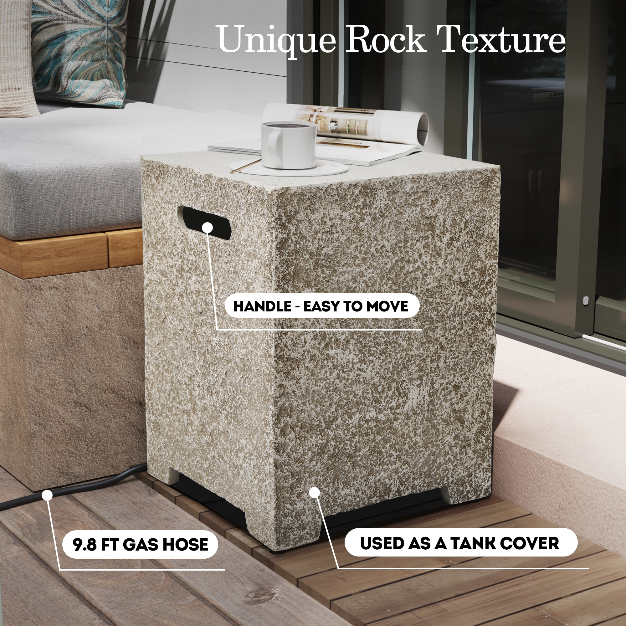 Patio Watcher LS-42MBE-QQ-BW Outdoor-Gas-Firepits - View #7