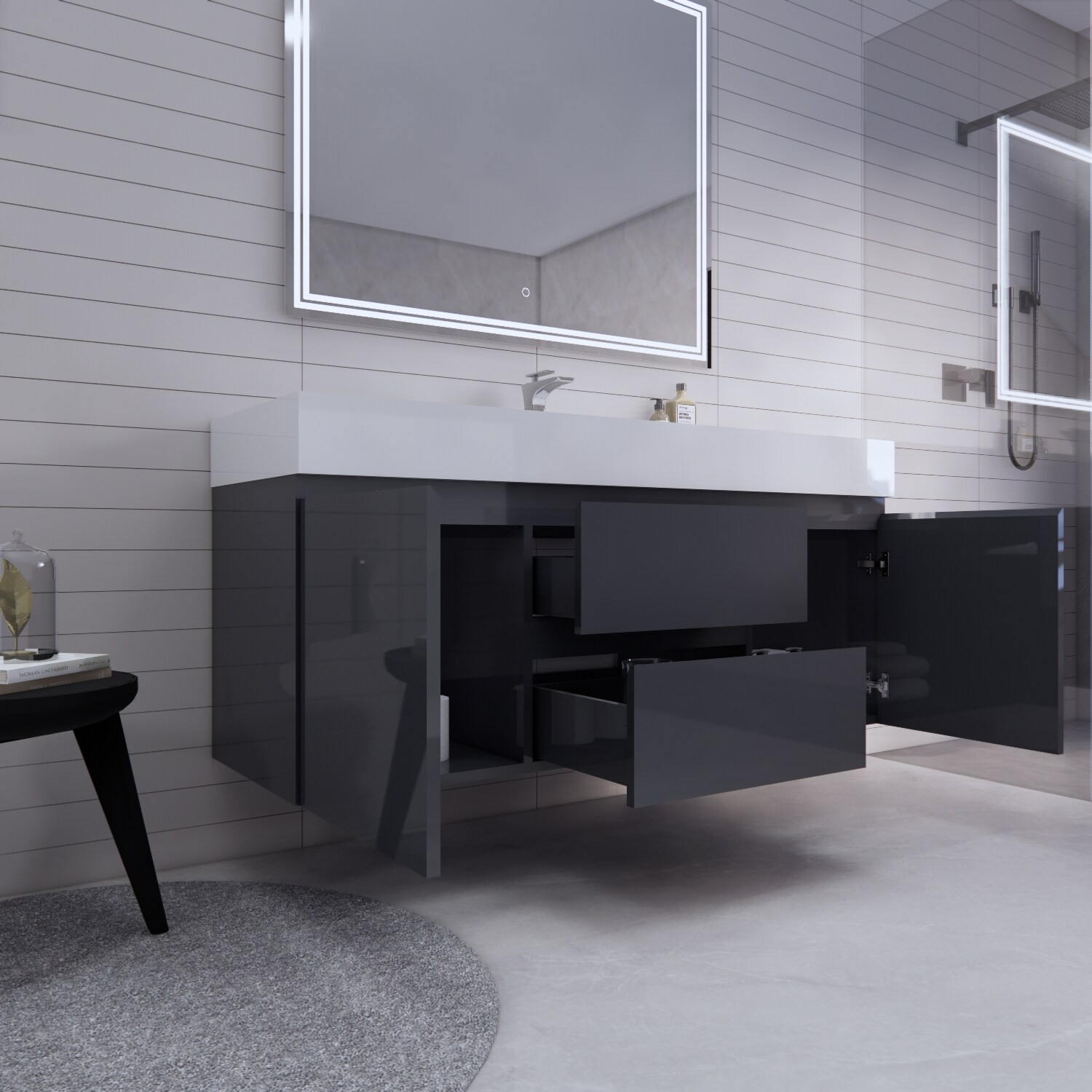 BV Better Vanity BTB-60S-GR Bath-Vanity-Combo - View #4