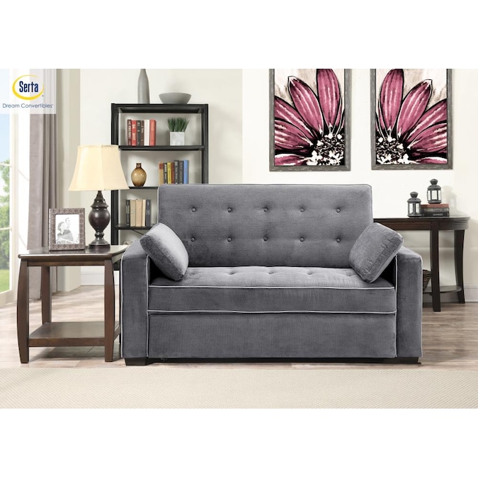 Serta Casual Charcoal Microfiber, Serta Living Room Furniture