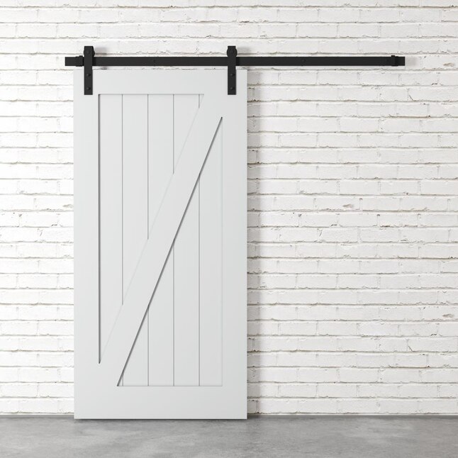 Urban Woodcraft Z Panel Door 40-in x 83-in Gray Prefinished Pine MDF Single Barn Door (Hardware Included) Urban Woodcraft Z Panel Door 40-in x 83-in Gray Prefinished Pine MDF Single Barn Door (Hardware Included)