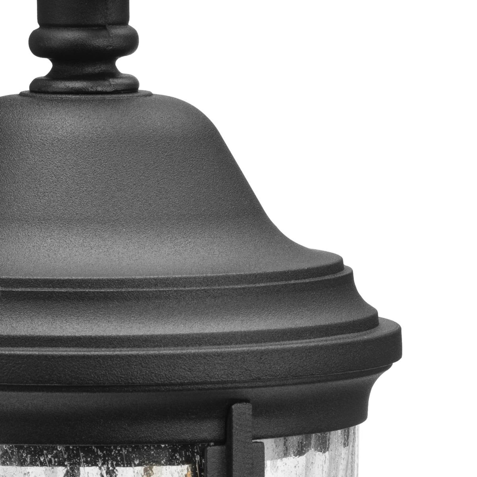 Ashmore Textured Black 2-Light Outdoor Wall Lantern