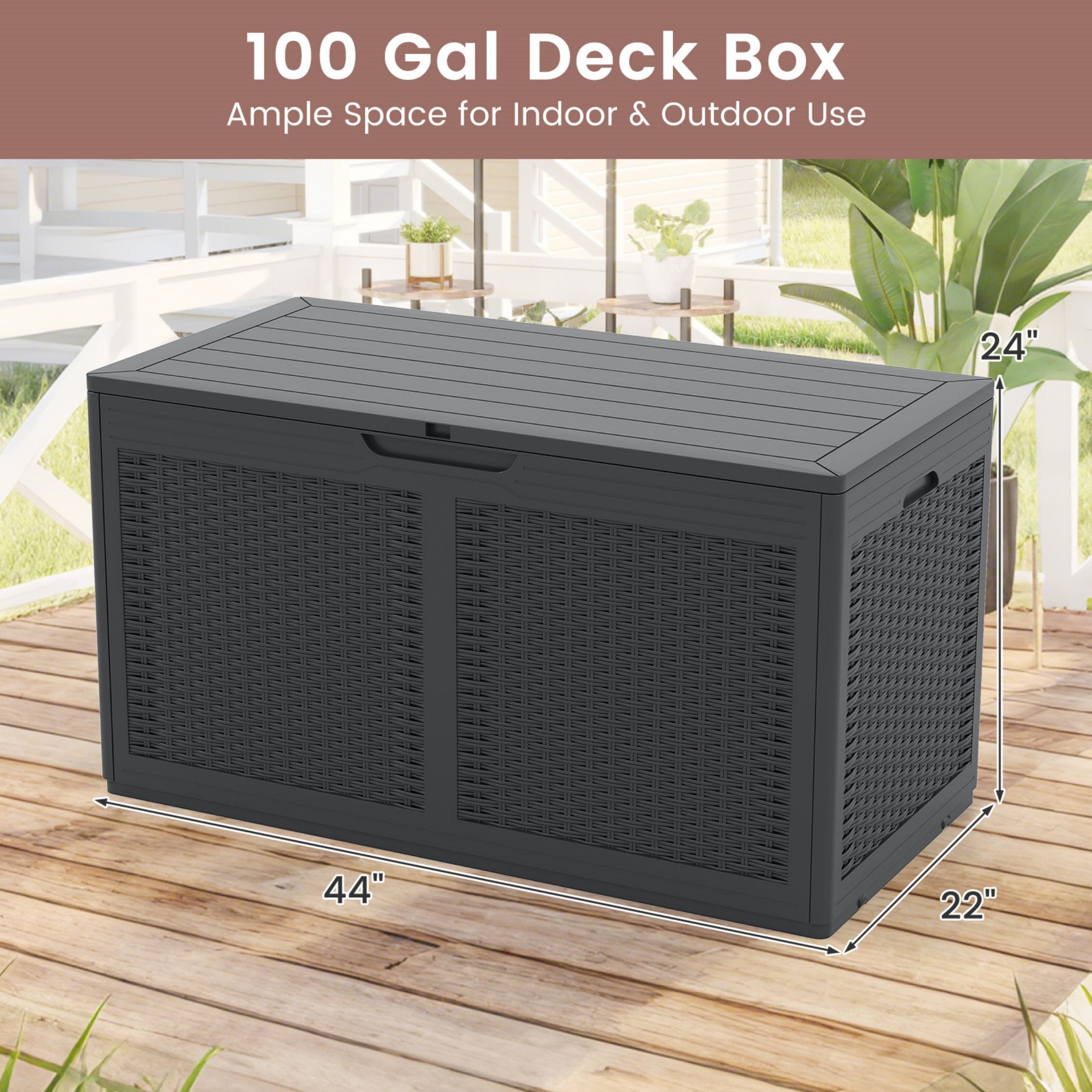 LIVIZA TDZ12401GR Deck-Boxes - View #2