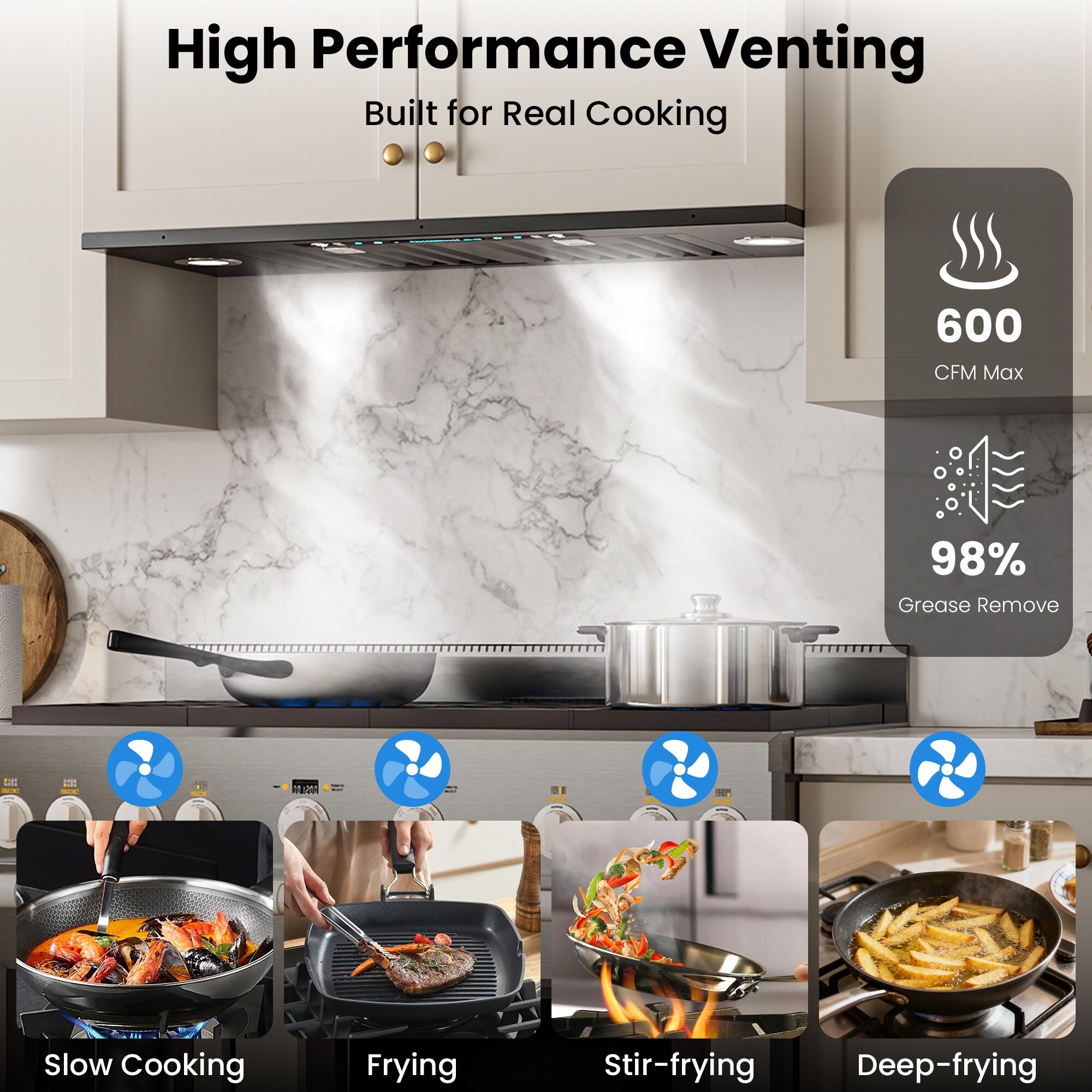 DIVAN DMB01-36B-GC Undercabinet-Range-Hoods - View #4