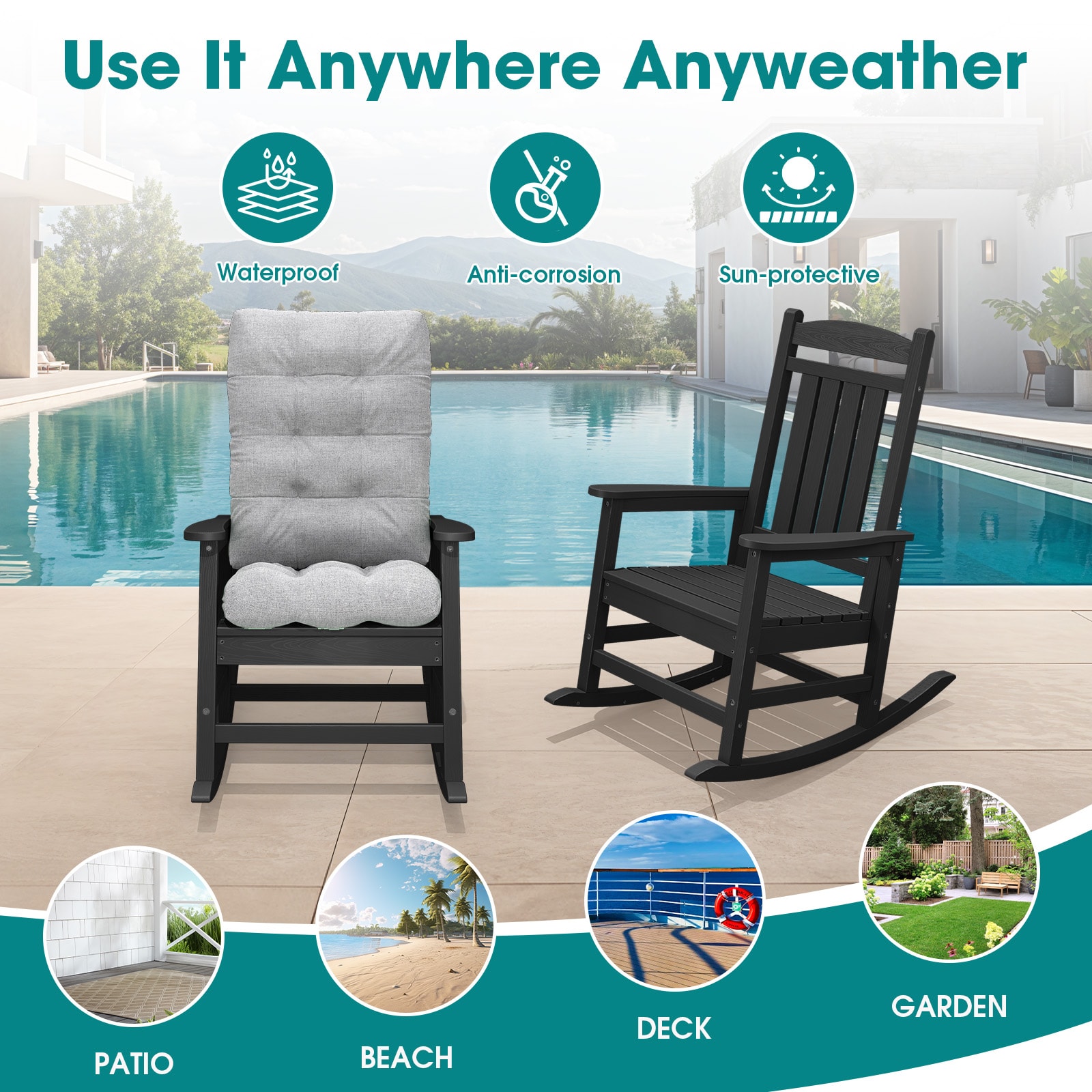 JEAREY 03YY-DZ-BG Patio-Chairs - View #8