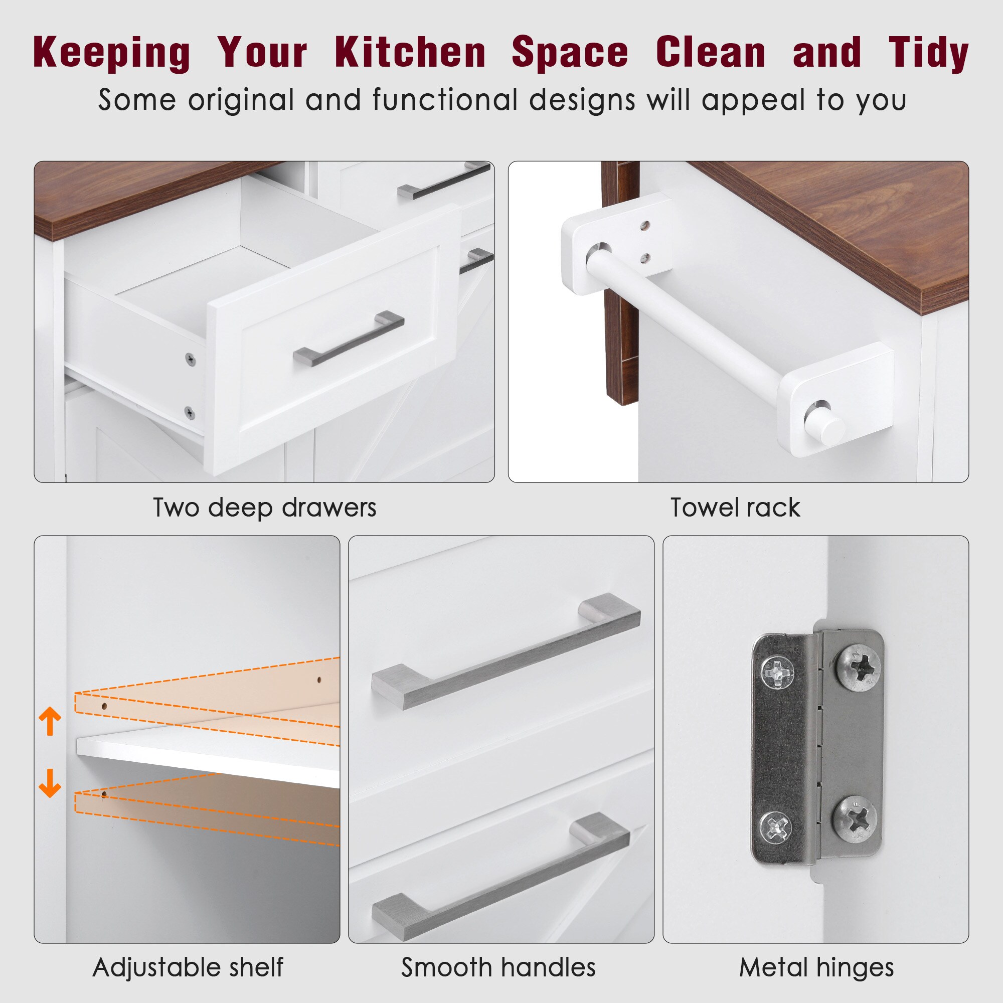 ModernLuxe L3P-N707P307296W Kitchen-Furniture - View #6