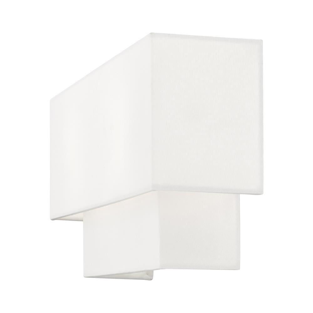 Swaney Brushed Nickel 2-Light Dimmable Outdoor Wall Sconce