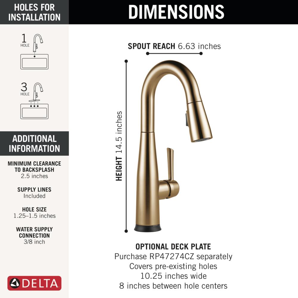 Delta 9913TL-CZ-DST Kitchen-Faucets - View #6