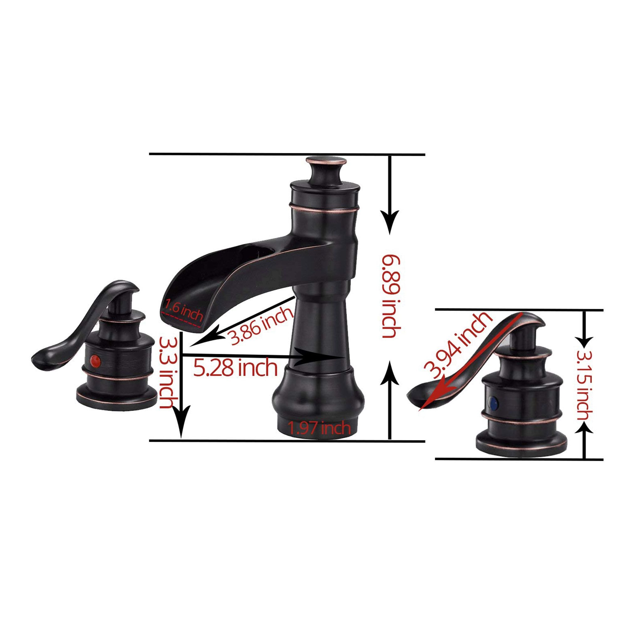 Matrix Decor A-96558-ORB-S Lavatory-Faucets - View #2