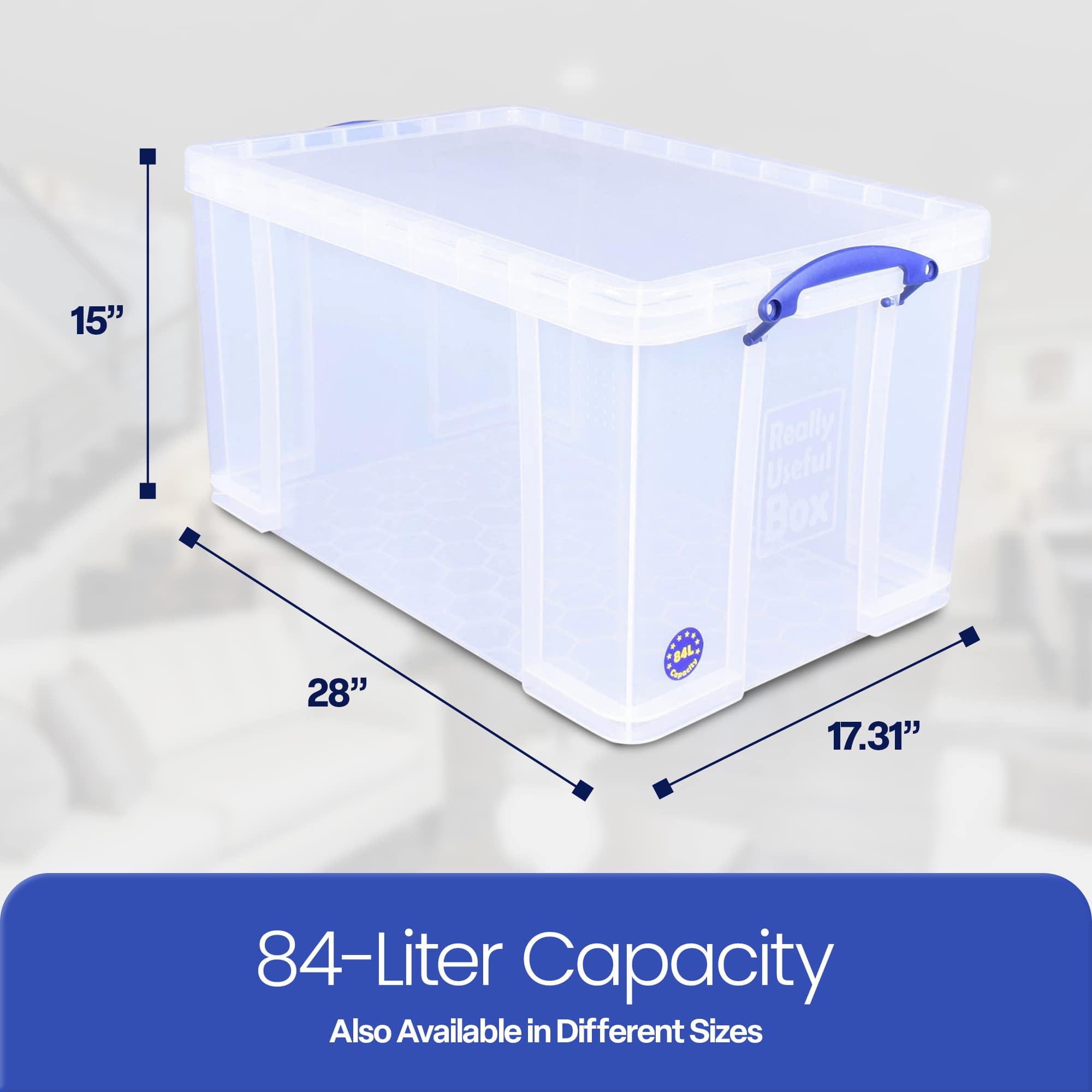 Really Useful Box 392974 Plastic-Storage-Totes - View #3