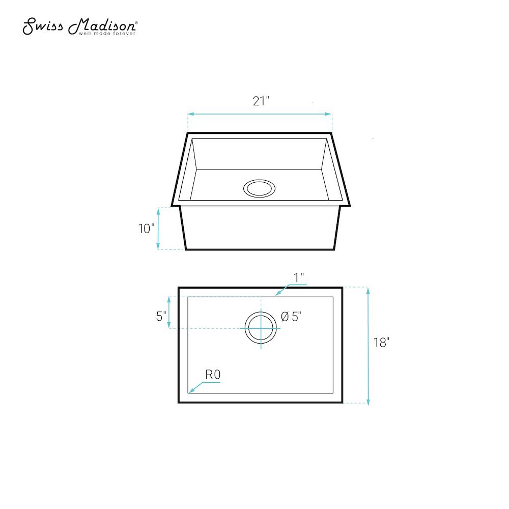 Swiss Madison SM-5-KU707 Kitchen-Sinks - View #6