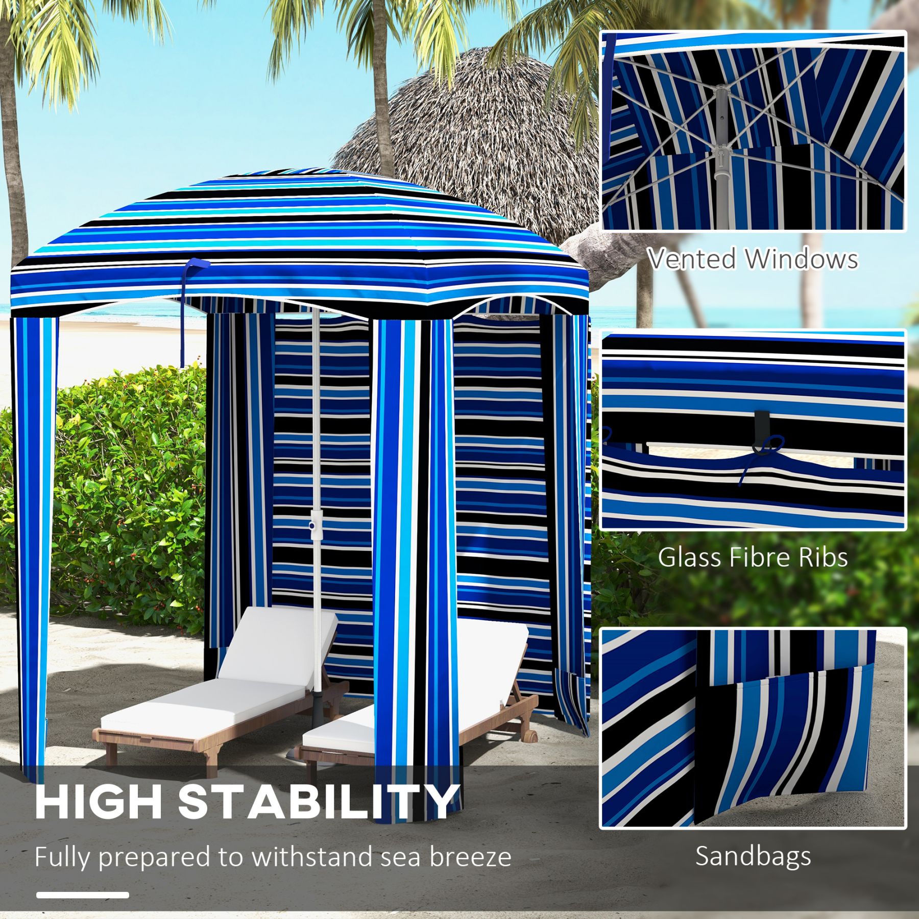 Maocao Hoom MZH53853 Beach-Umbrellas - View #6