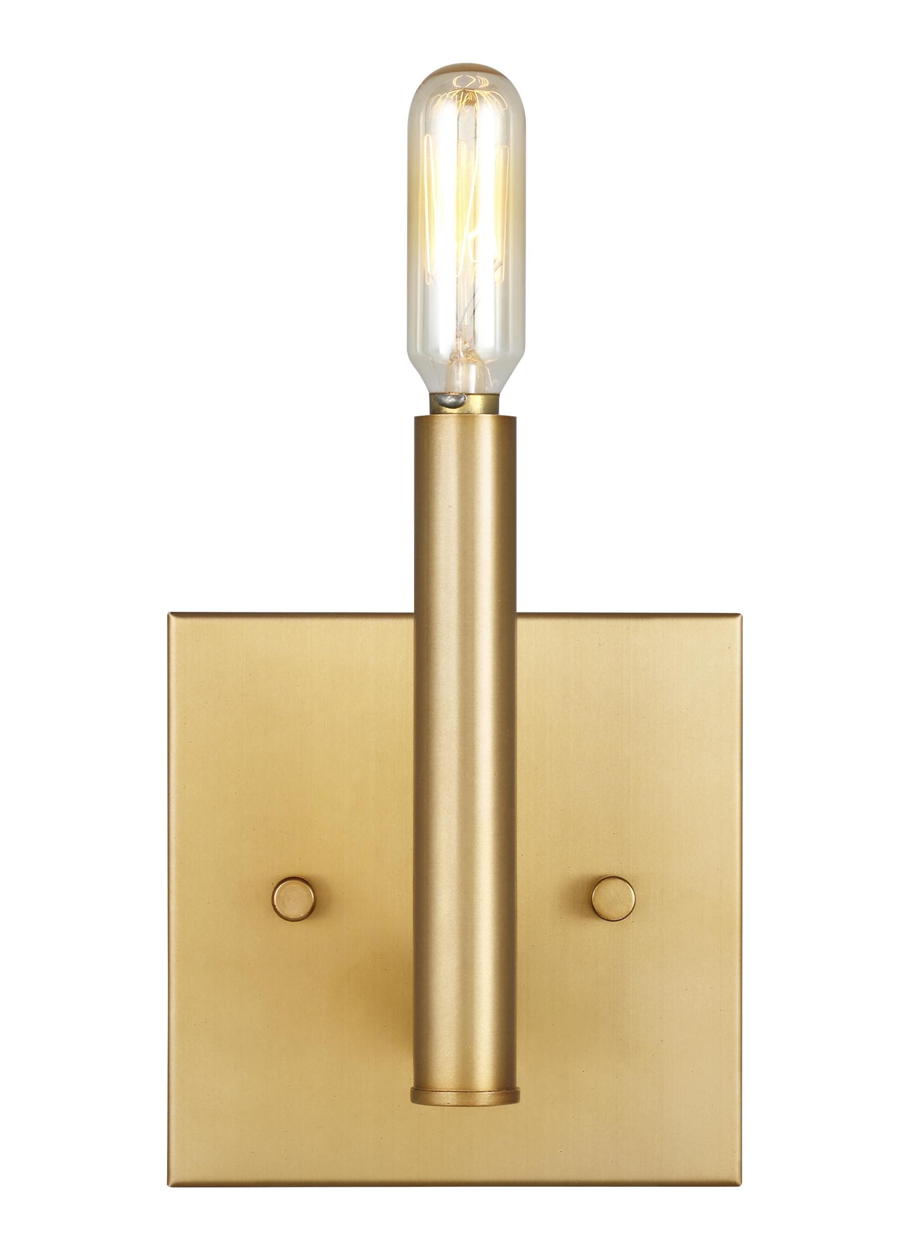 Generation Lighting 4124301EN-848 Vector 5-in 1 -Light Satin Brass Modern/contemporary Vanity light