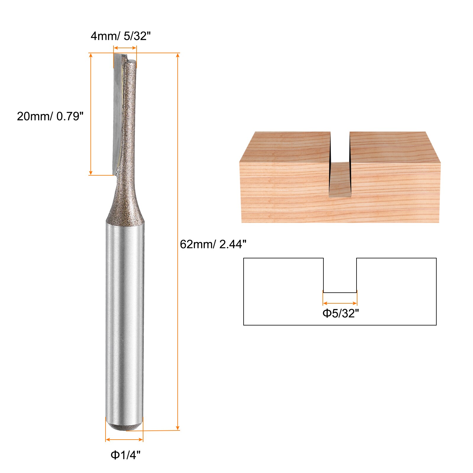 Unique Bargains S26030900UX4425 Edge-Forming-Router-Bits - View #2