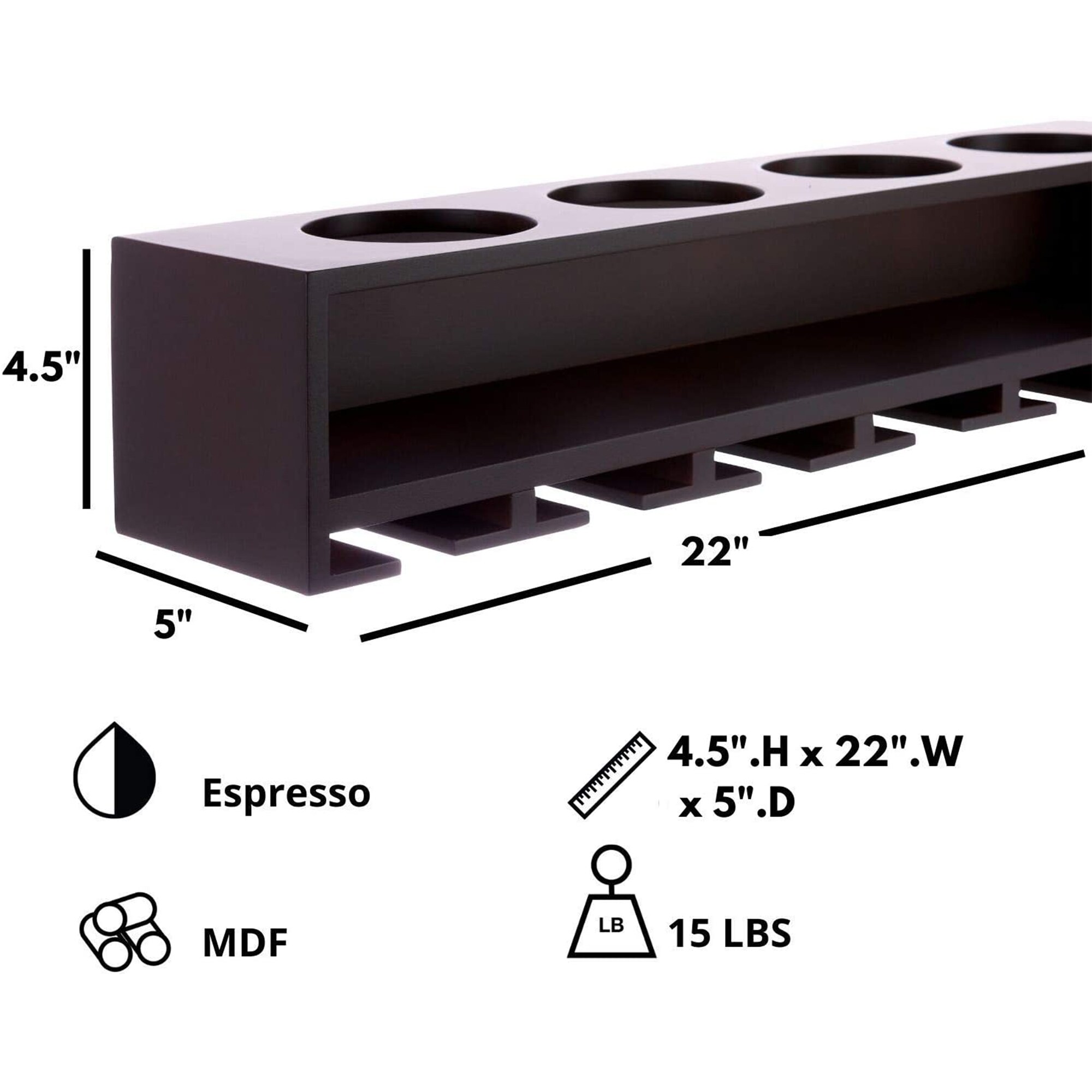 Kiera Grace FN00379-9INT Wall-Mounted-Shelving - View #10
