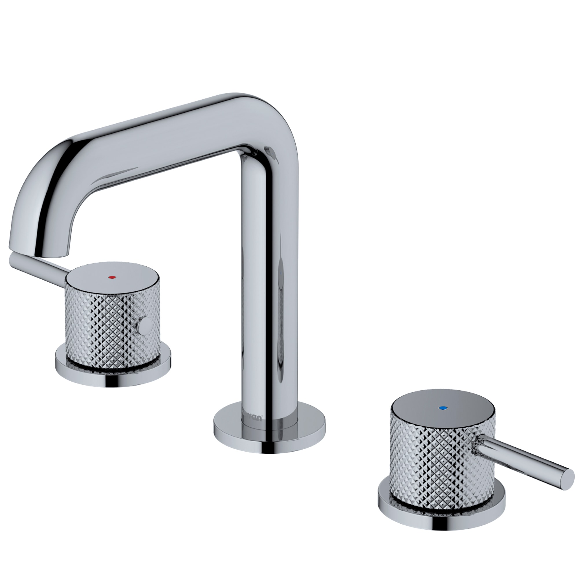 Karran KBF464C Tryst Chrome Widespread 2-handle WaterSense Low-arc Residential Handle Bathroom Sink Faucet with Drain