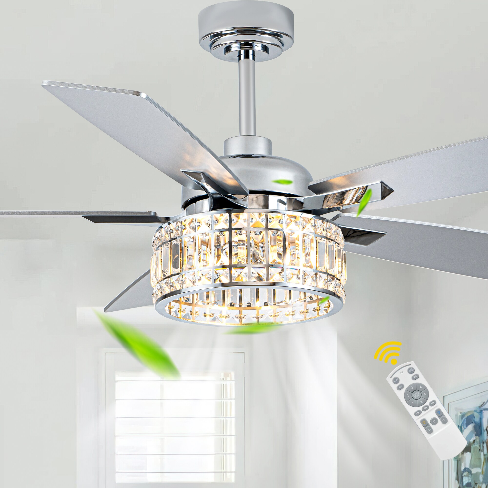Oaks Decor DC5227OKELMD Ceiling-Fans - View #2