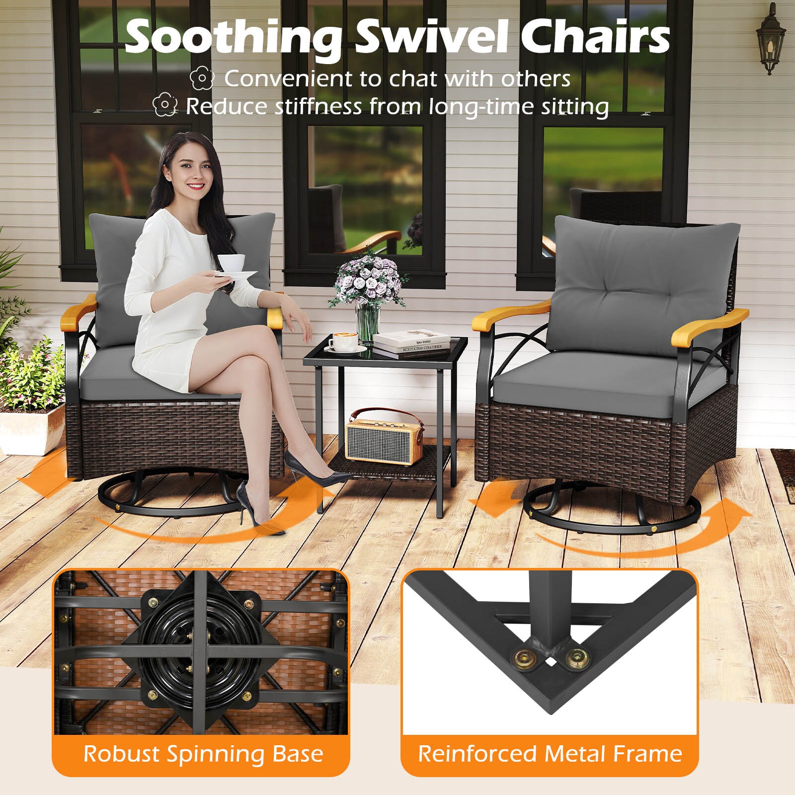 YERIVA O74101GRDH Patio-Conversation-Sets - View #8