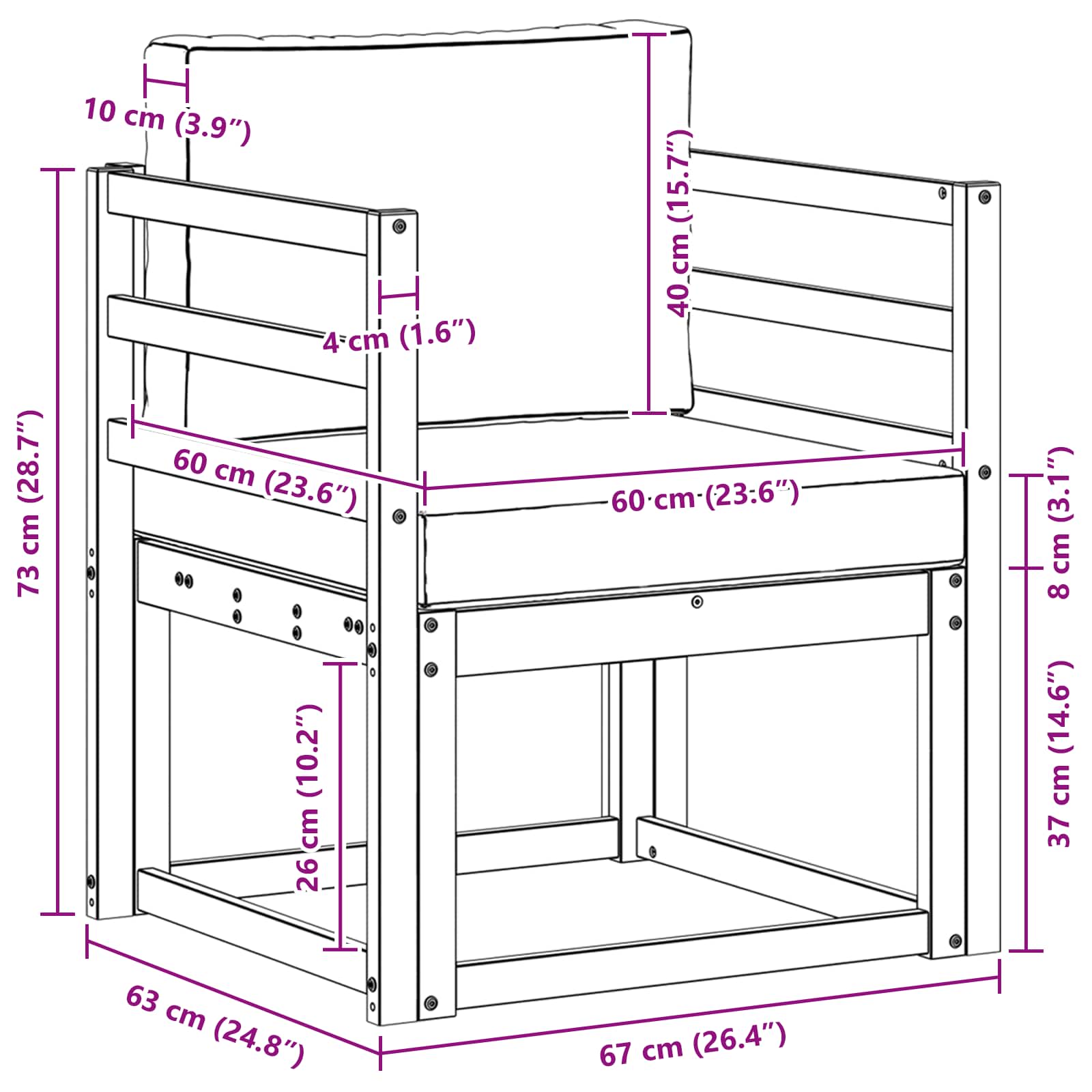 vidaXL 3436219 Patio-Sofas-Daybeds - View #8