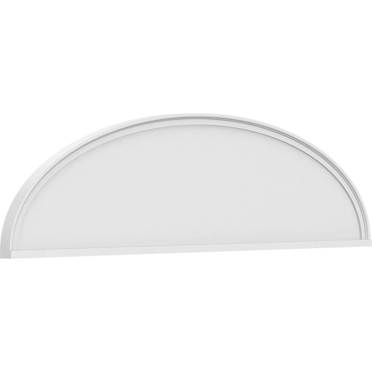 Ekena Millwork PEDPS070X185ELL00 70-Inches W x 18.5-Inches L PVC Pediment