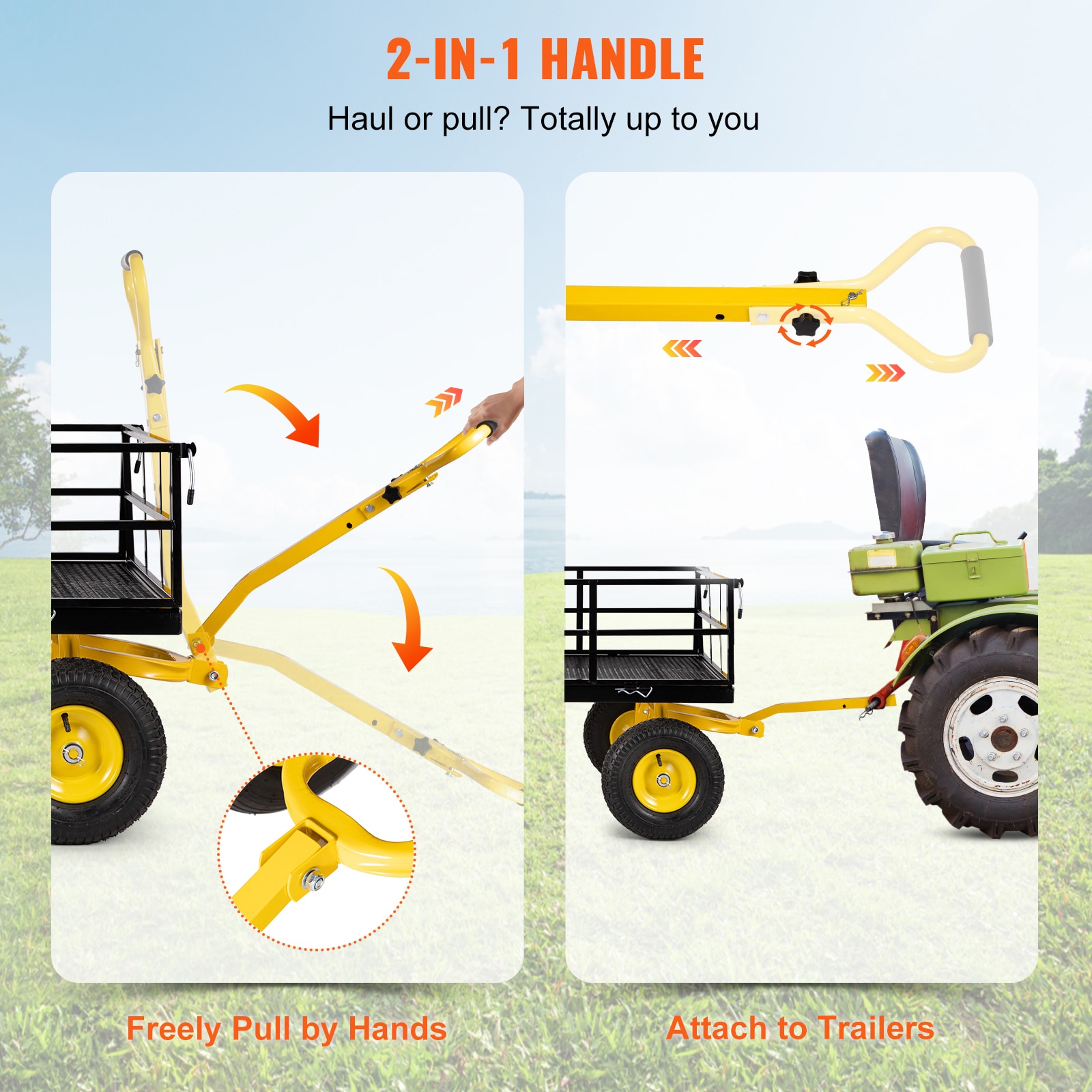 VEVOR ZXHYTCHSB120025BYV0 Yard-Carts - View #7