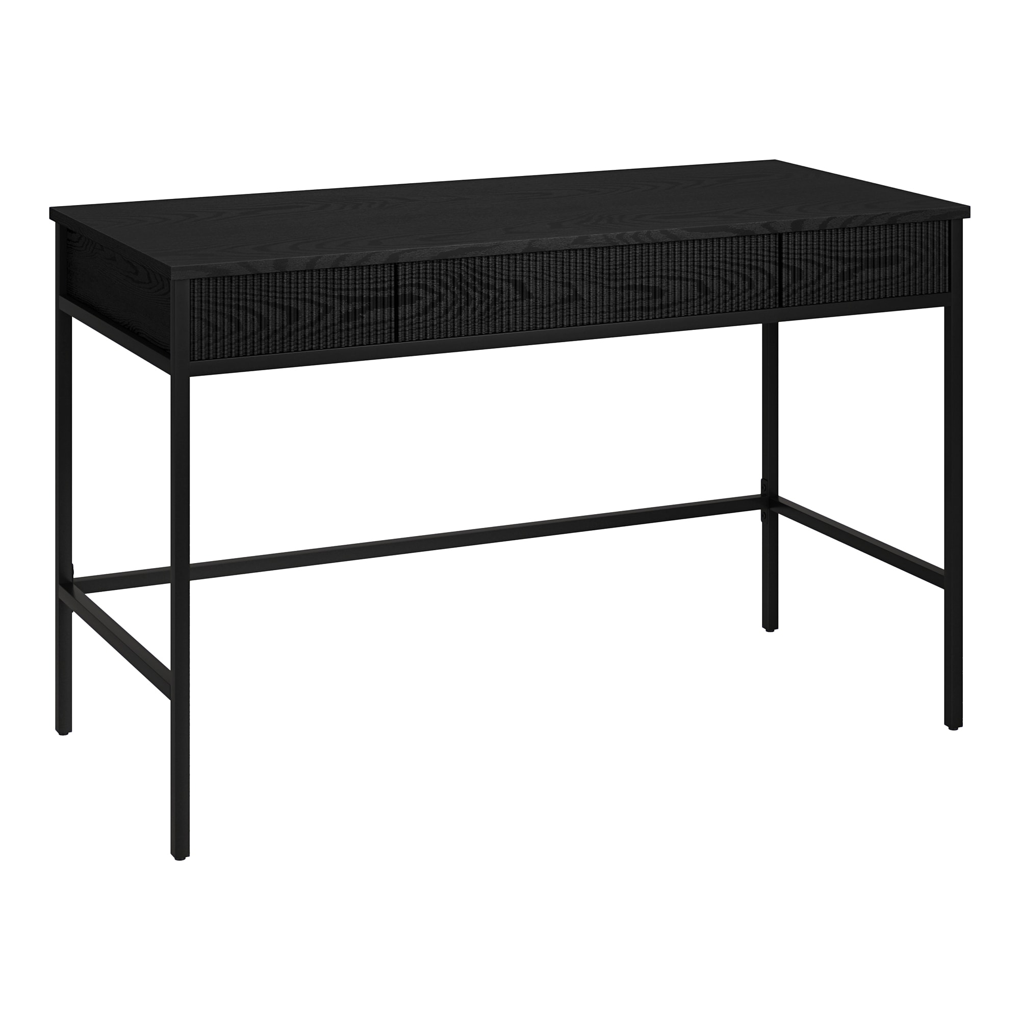 Hailey Home OF2145 Nolan 47.63-in Black Modern/Contemporary Writing desk