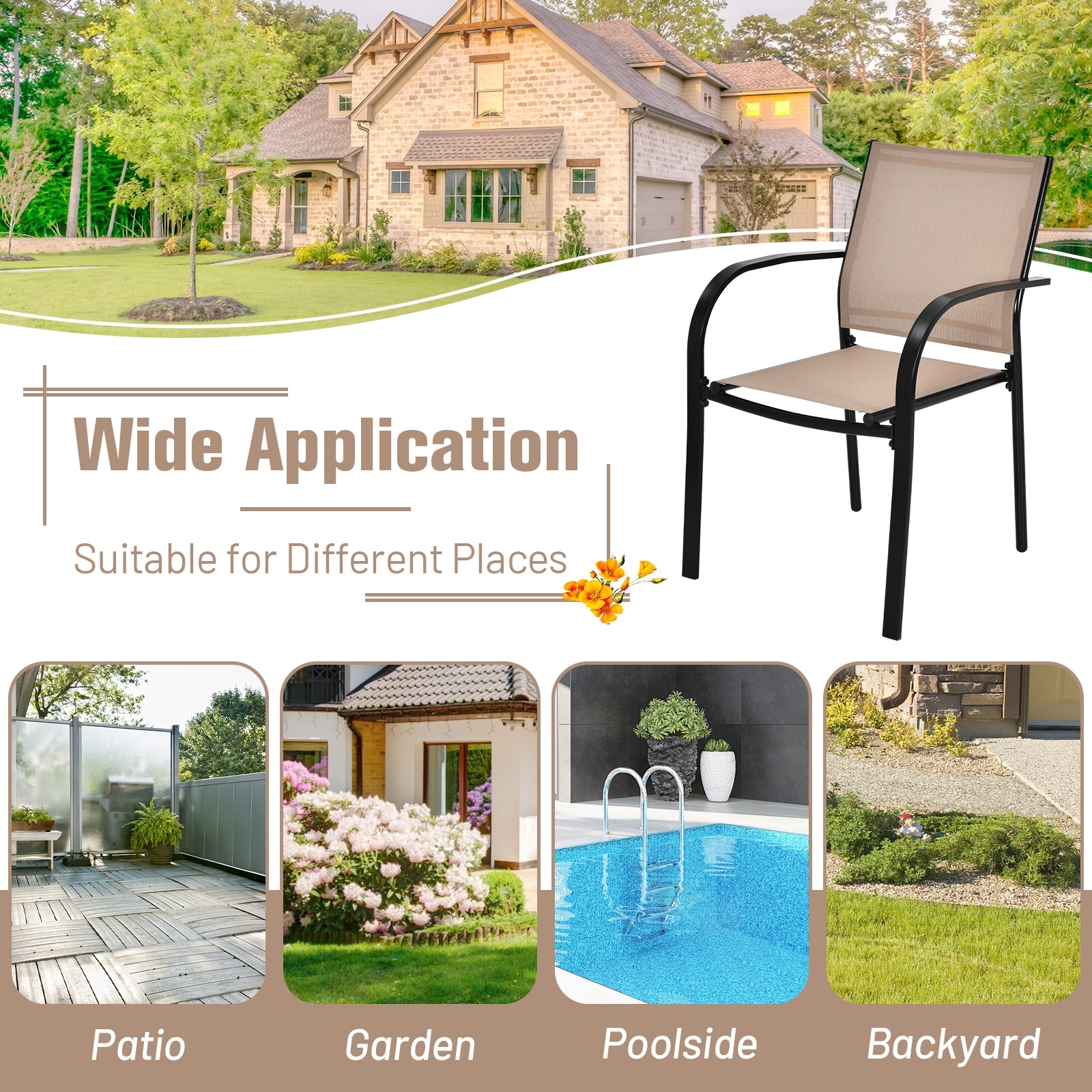 Forclover HYFE-30CF2 Patio-Chairs - View #6