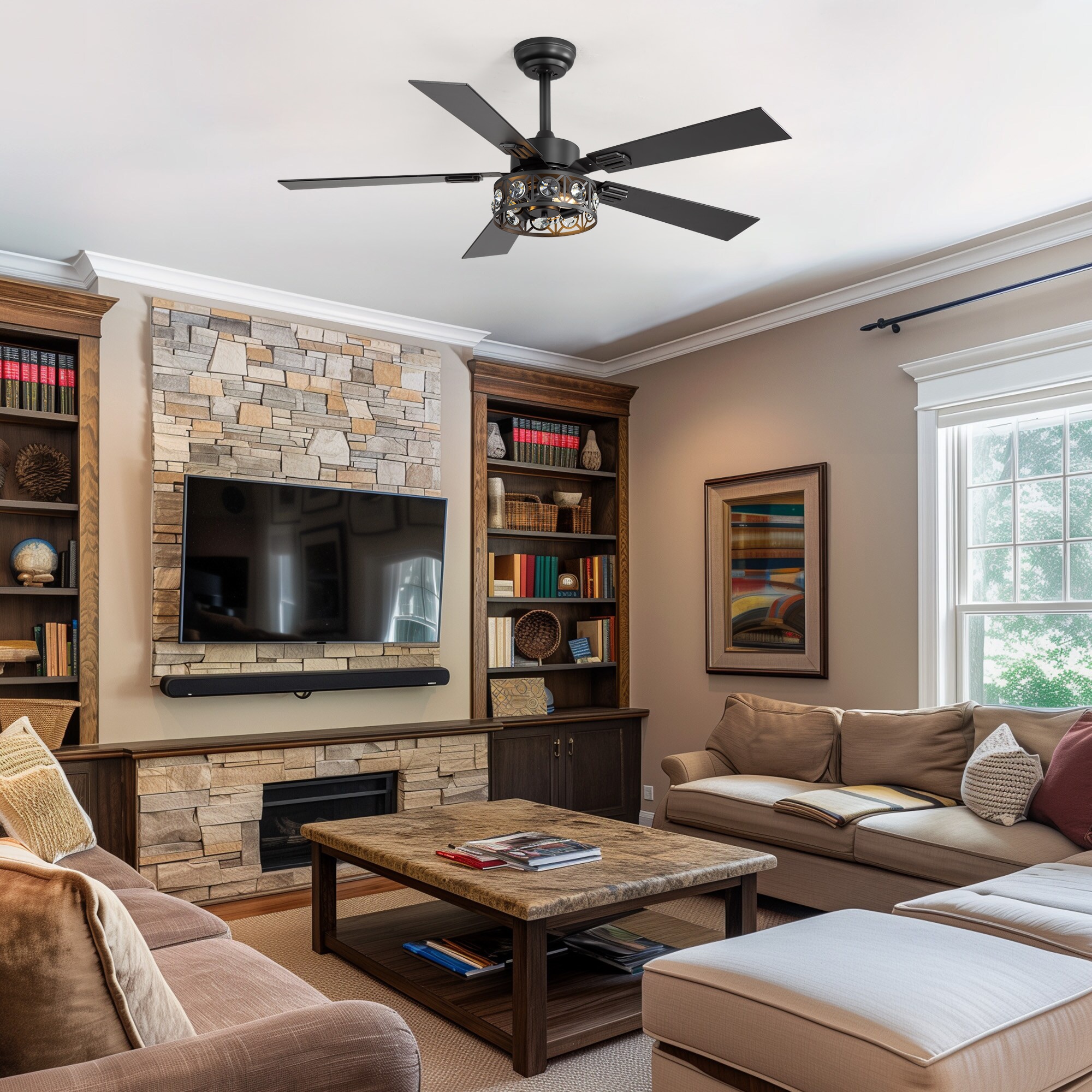 Breezary 35059-BK Ceiling-Fans - View #12