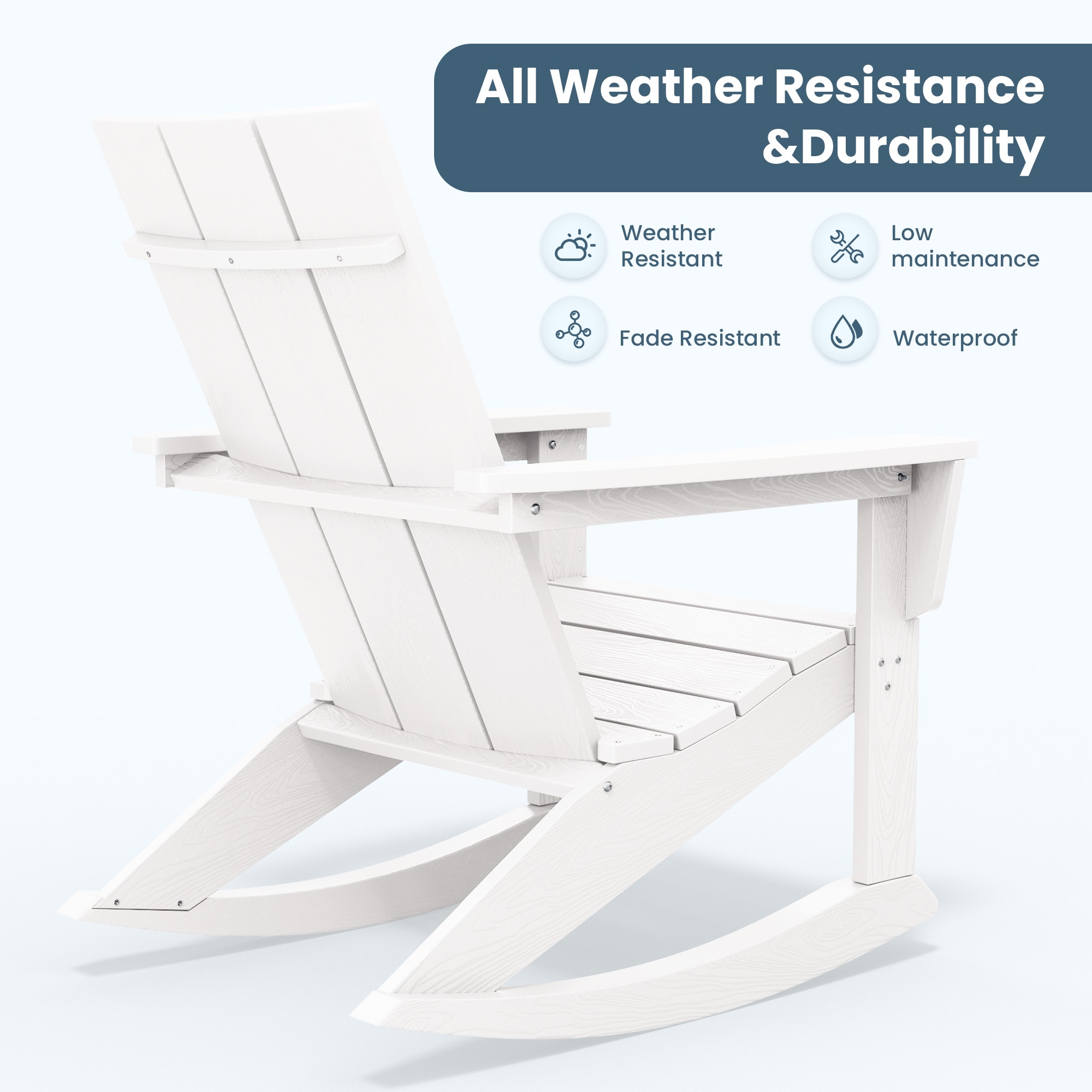 JEAREY HQYYY-PE-WE Patio-Chairs - View #3