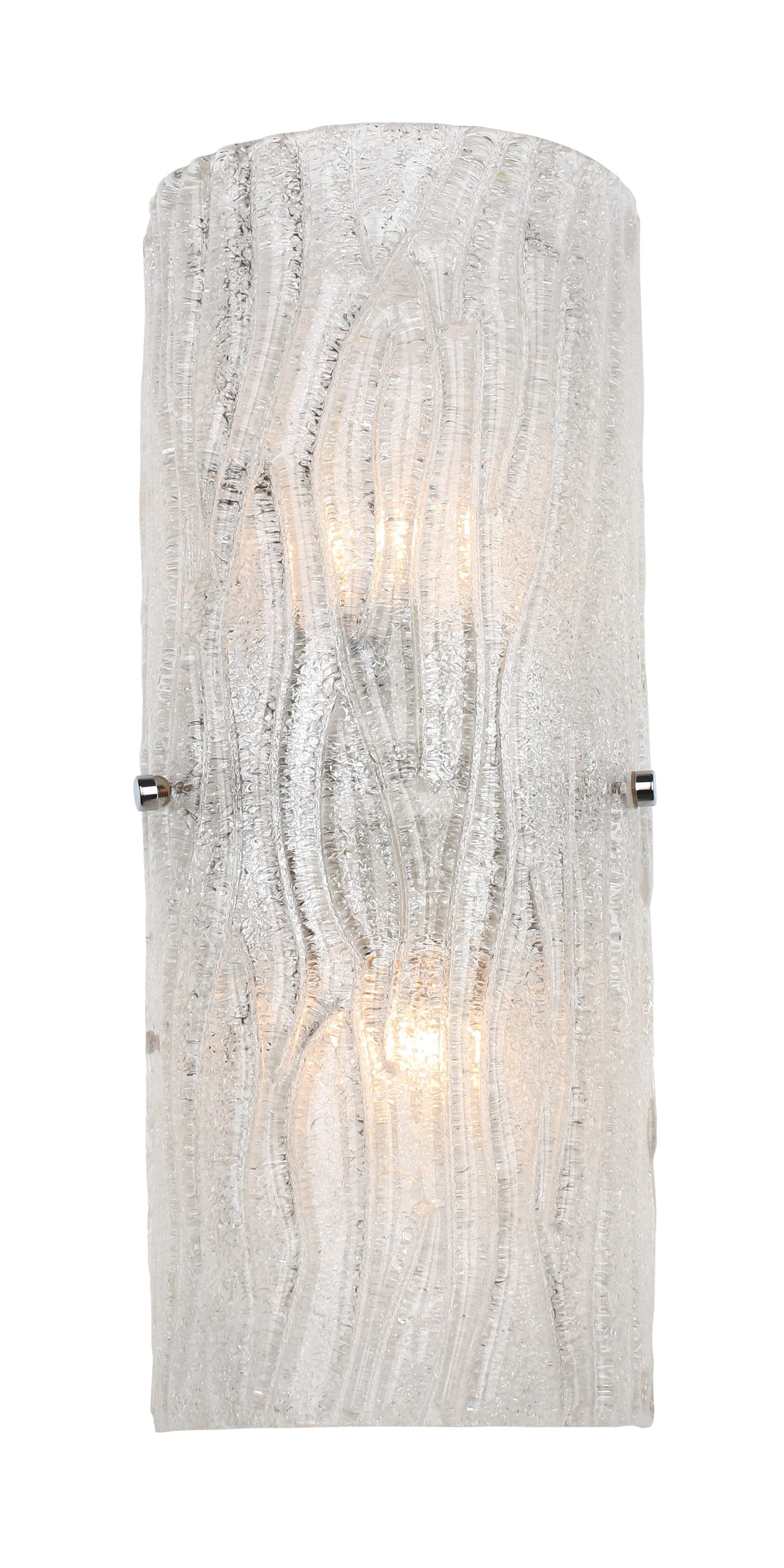Varaluz AC1102 Brilliance 6.75-in 2 -Light Chrome Transitional Vanity light