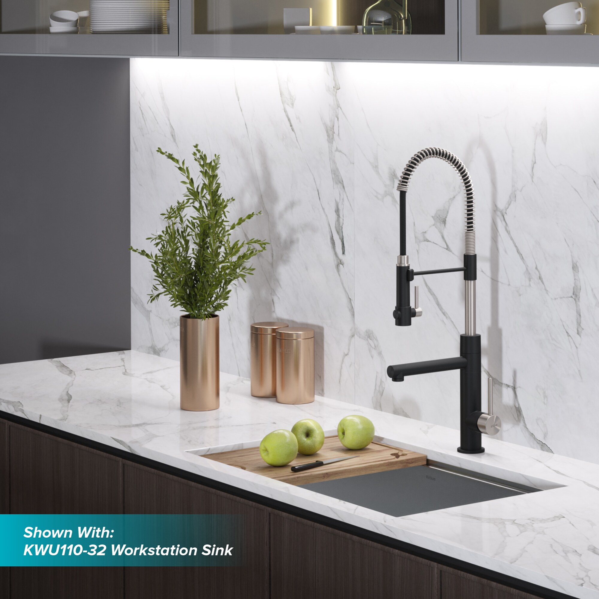 Kraus KPF-1603SFSMB Kitchen-Faucets - View #9