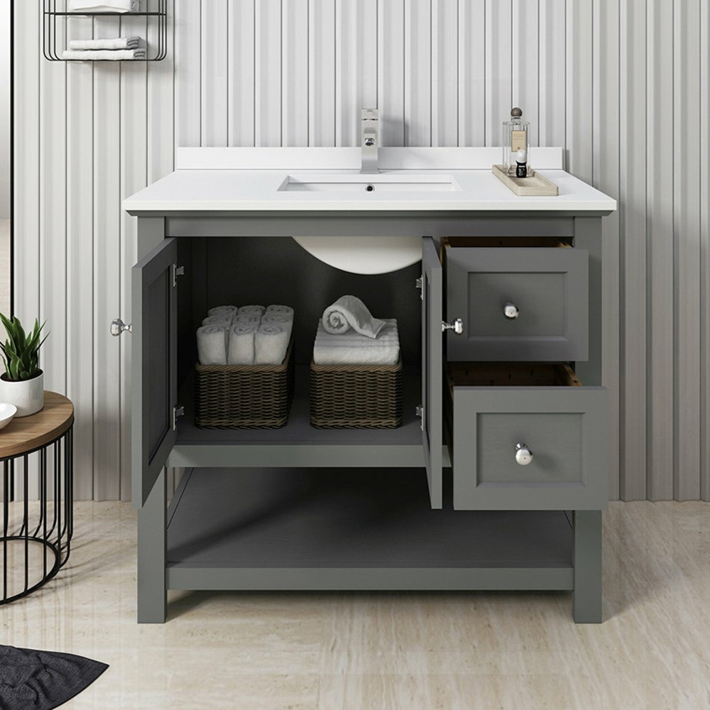 Fresca FCB2340VG-CWH-U Bath-Vanity-Combo - View #3