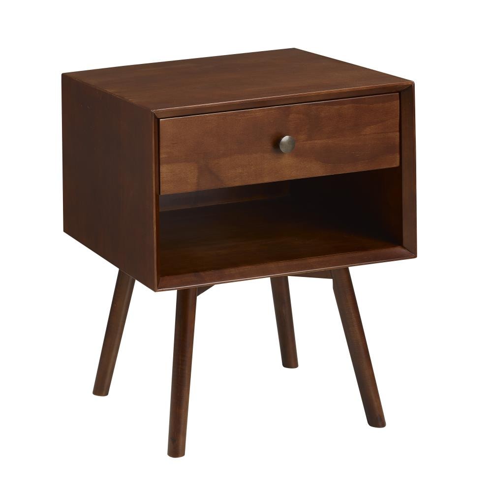 walker edison walnut nightstand