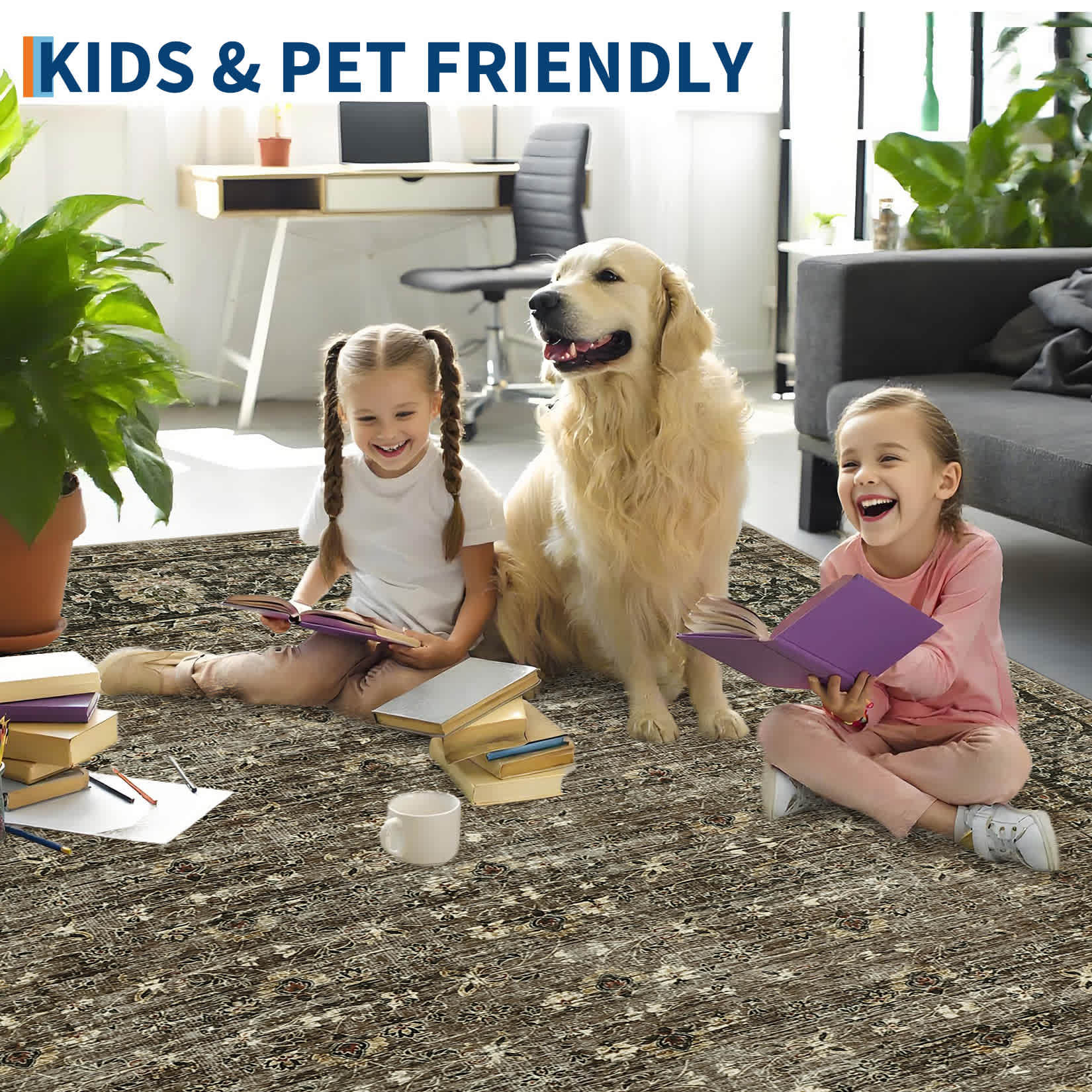 Qeetex SUNNY-PHK-365RLM8B rugs - View #6