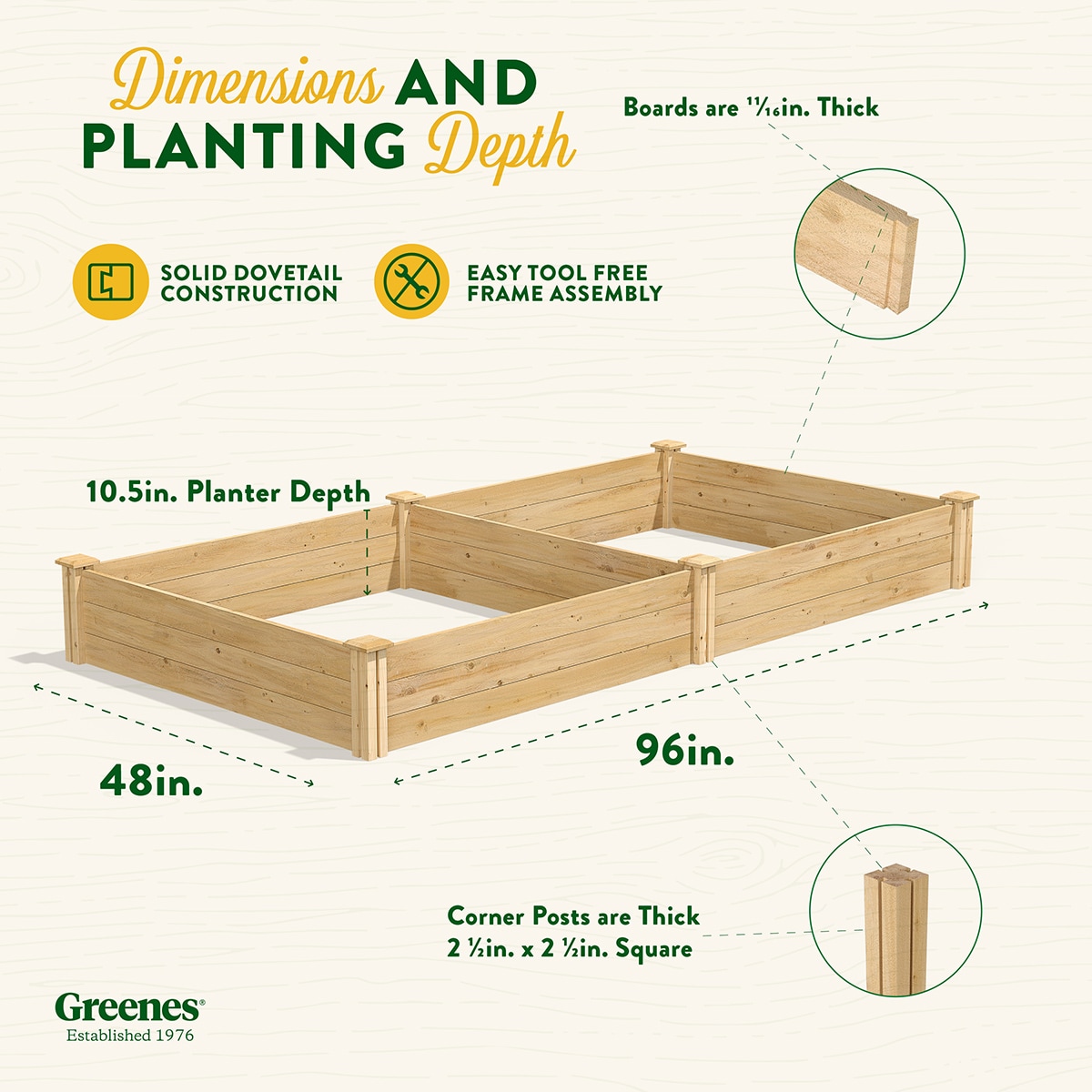 Greenes Fence RC6T21B Raised-Garden-Beds - View #7