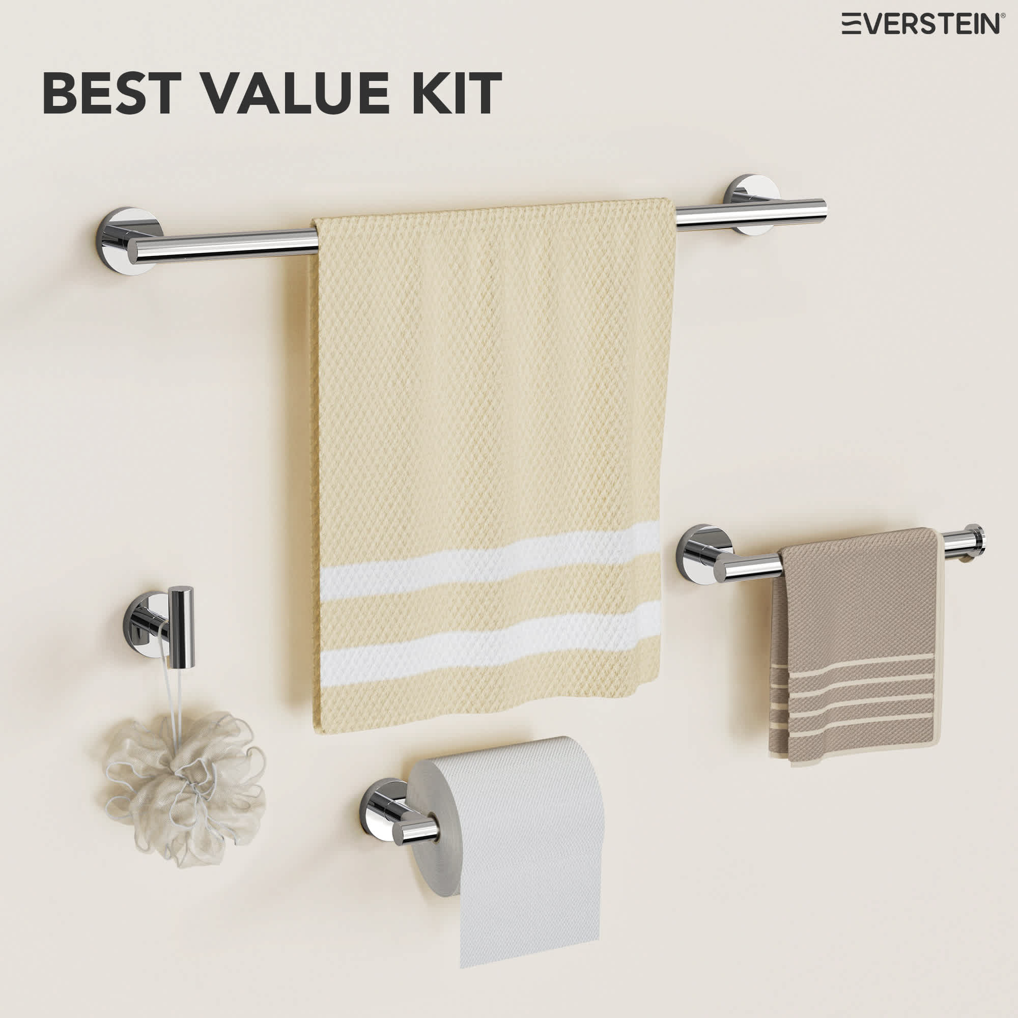 EVERSTEIN SFS-2003-CH Decorative-Bath-Hardware-Kits - View #2