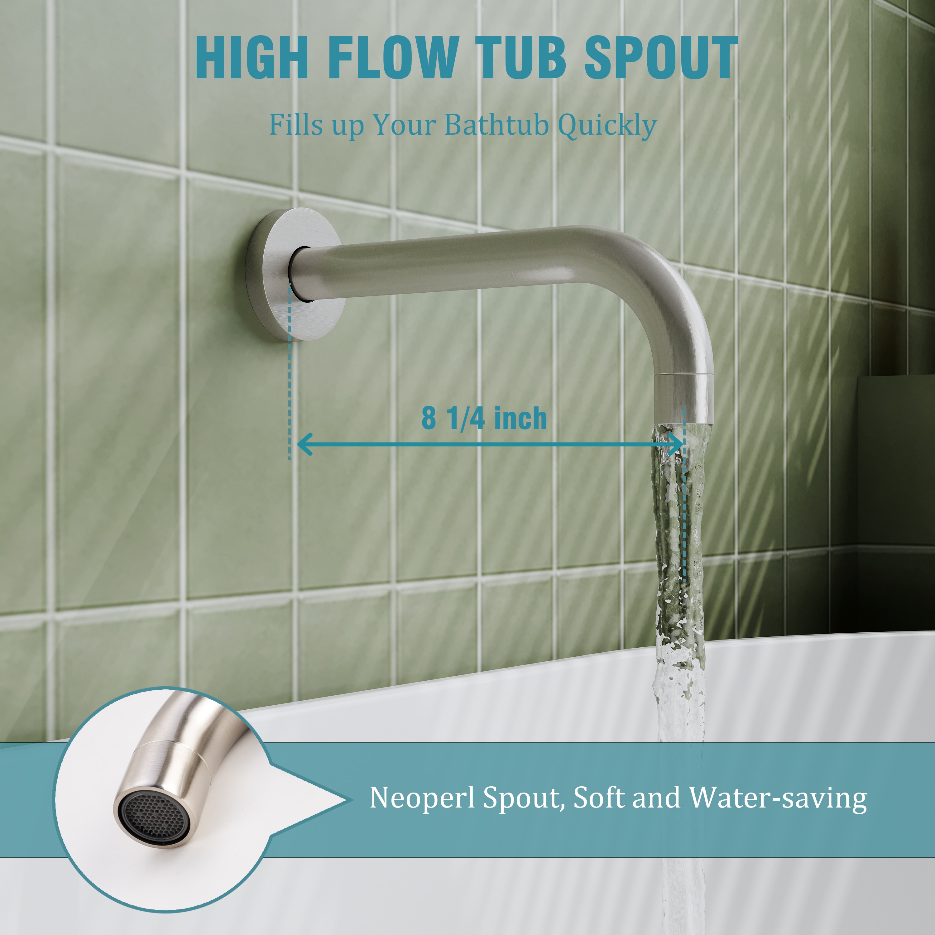WELLFOR QJ-C-117933B Showerhead-Bar-Panels - View #6