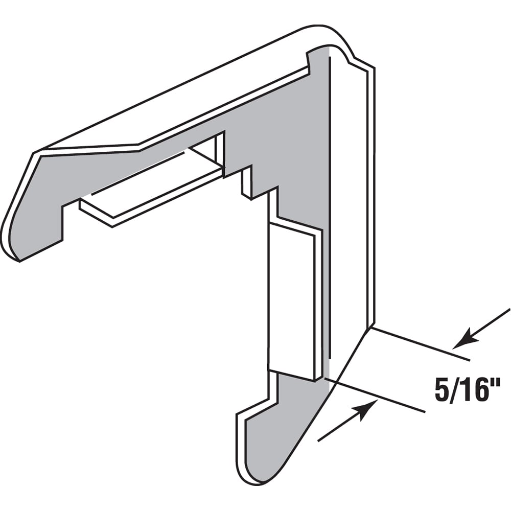 Prime-Line Screen Frame Corners, 5/16 Inch, Stamped Aluminum ...