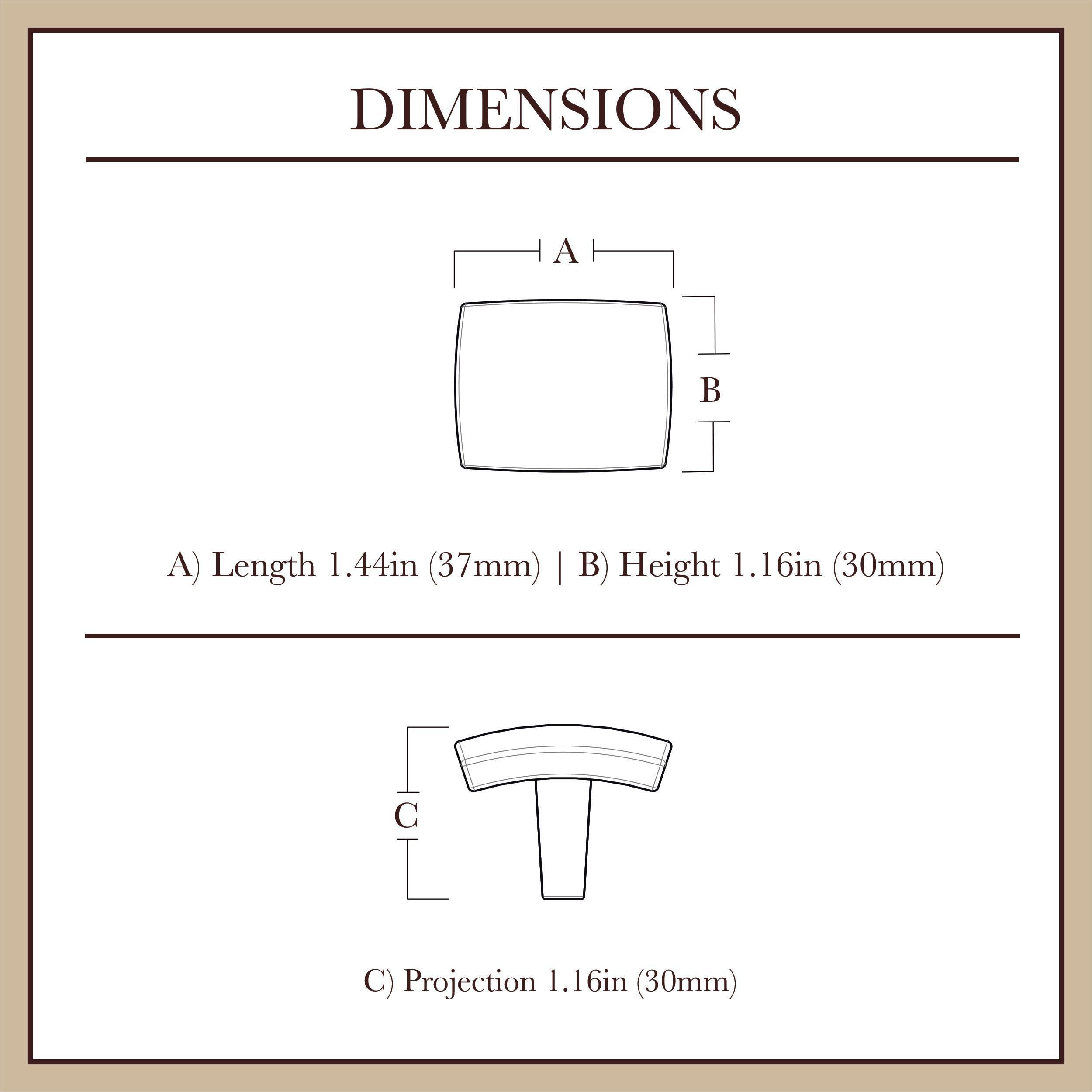 allen + roth P37370W-CZ-K2 Cabinet-Knobs - View #7