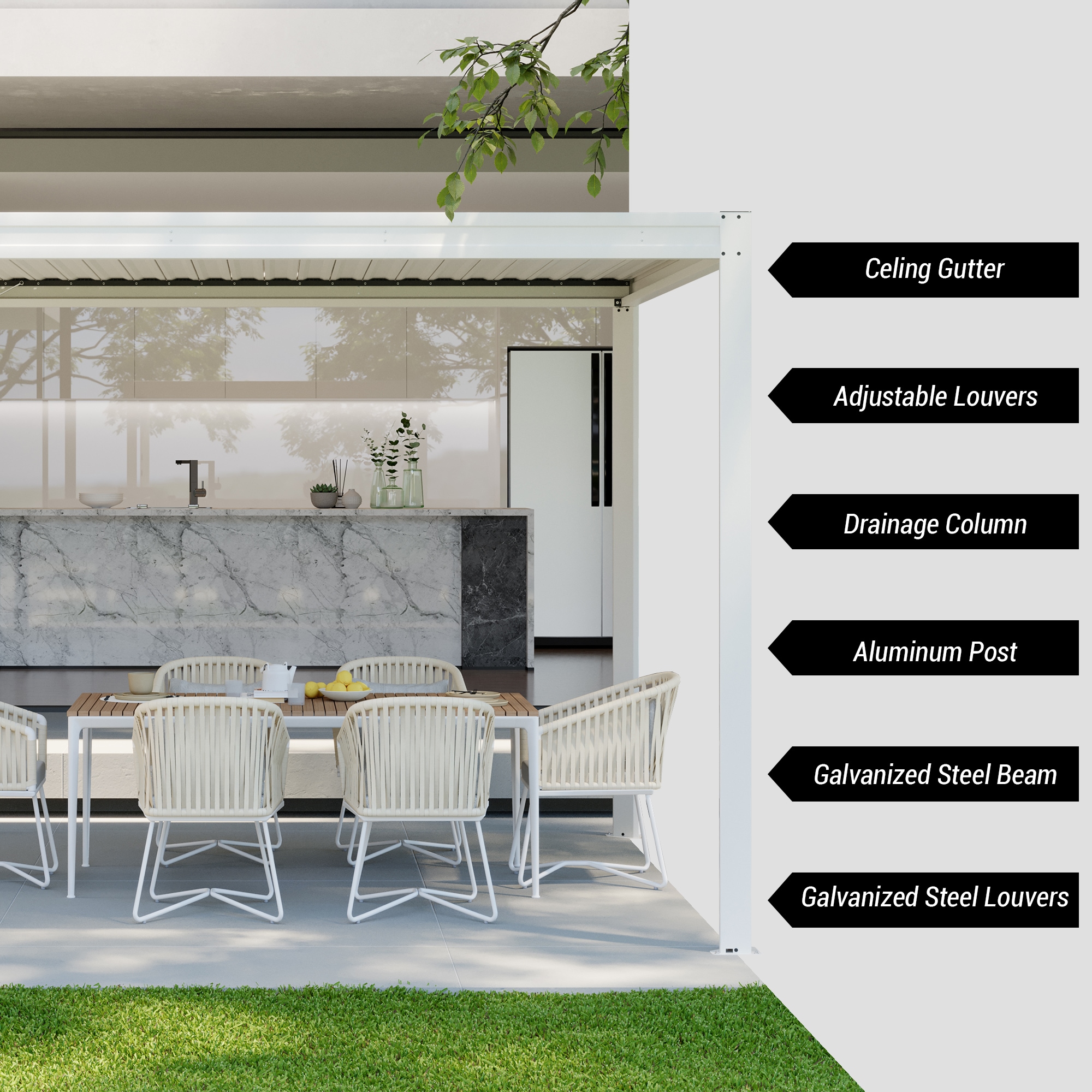 Mondawe MO-SB521A Pergolas-2 - View #8
