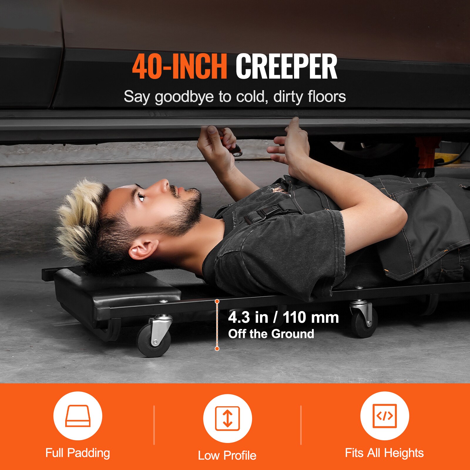 VEVOR SCBKZDXCTBYX05931V0 Creepers-Workseats - View #2