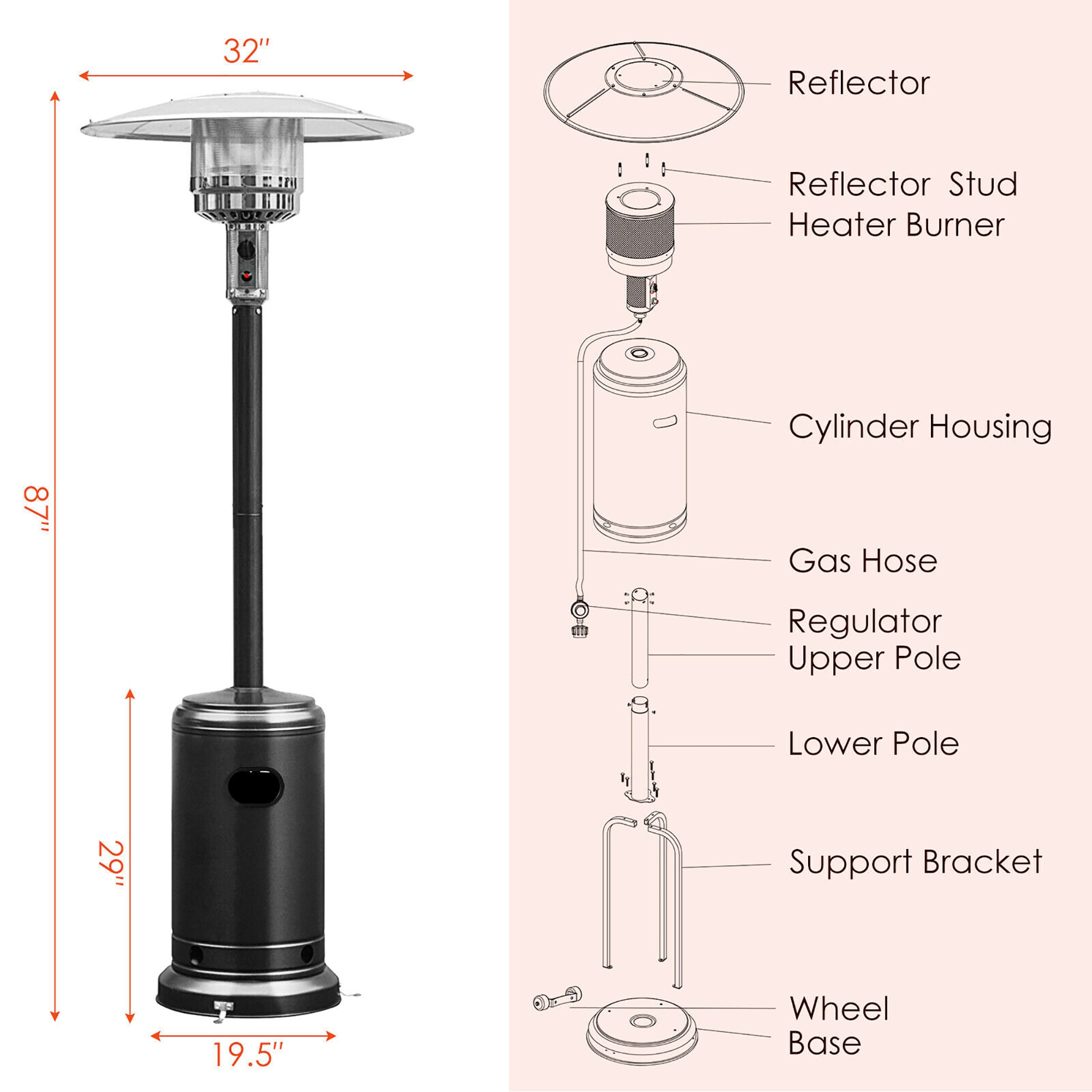 Goplus OP70859BK Portable-Liquid-Propane-Heaters - View #2